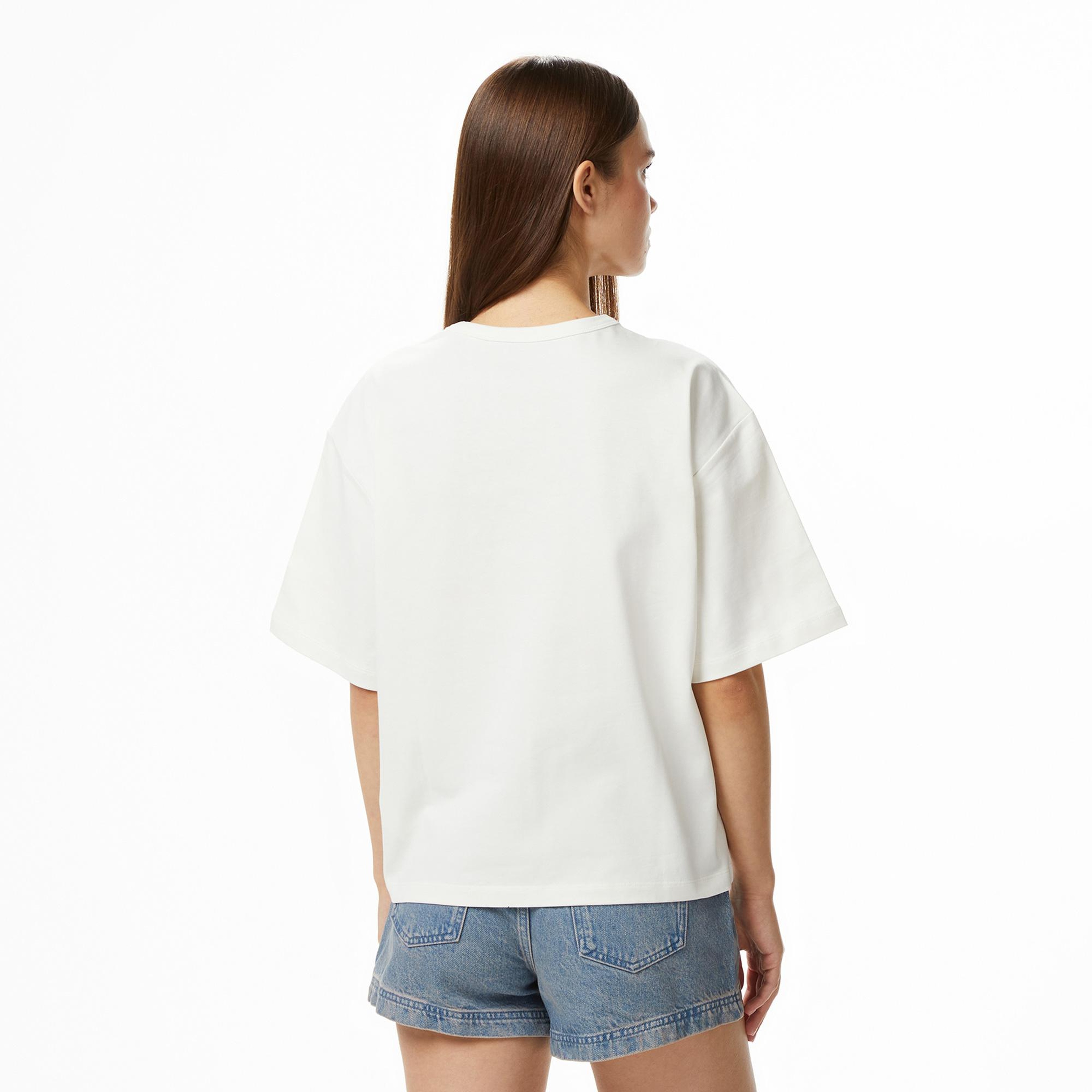 Les Benjamins 014 Kadın Beyaz T-Shirt