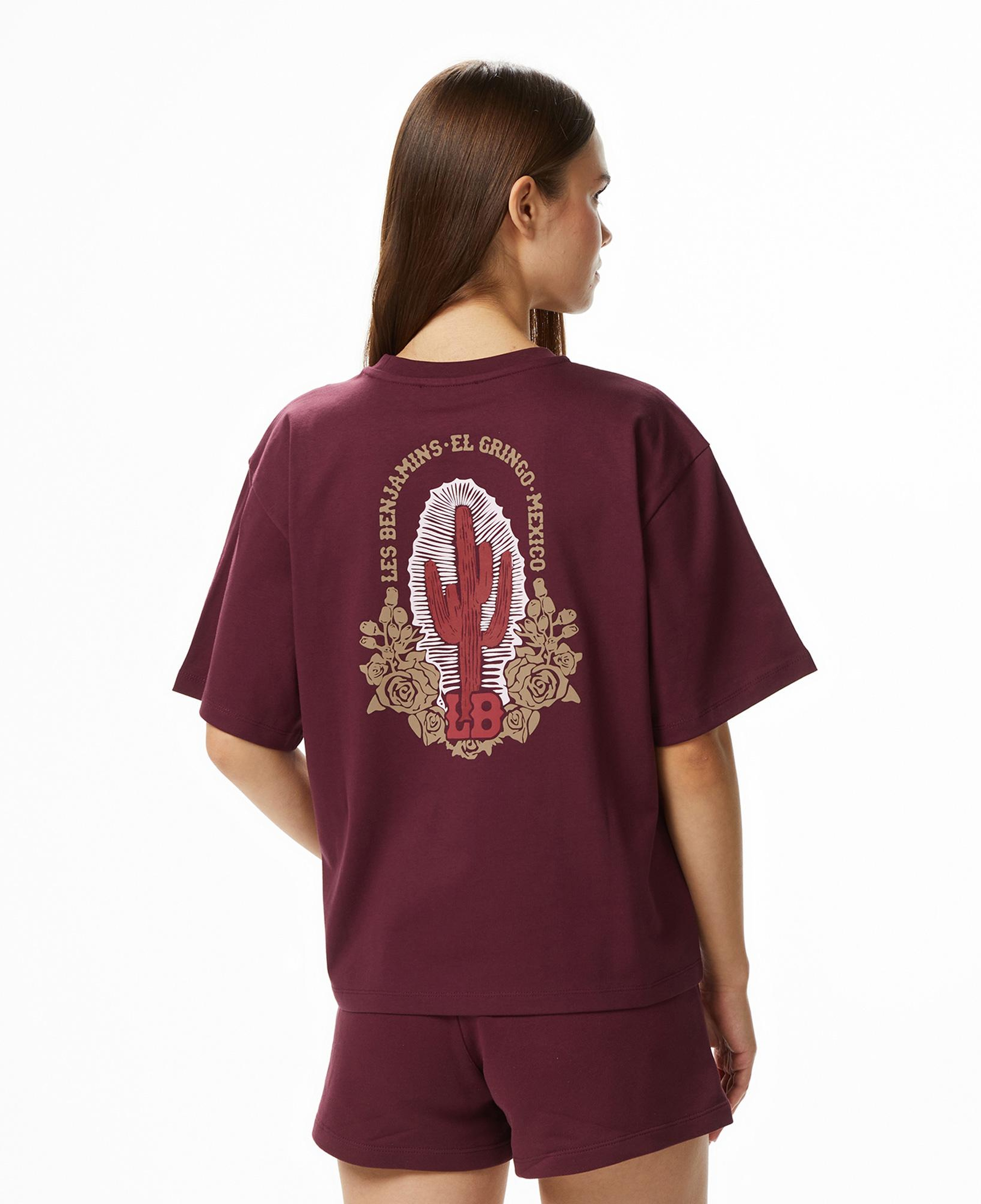 Les Benjamins 008 Kadın Kahverengi T-Shirt