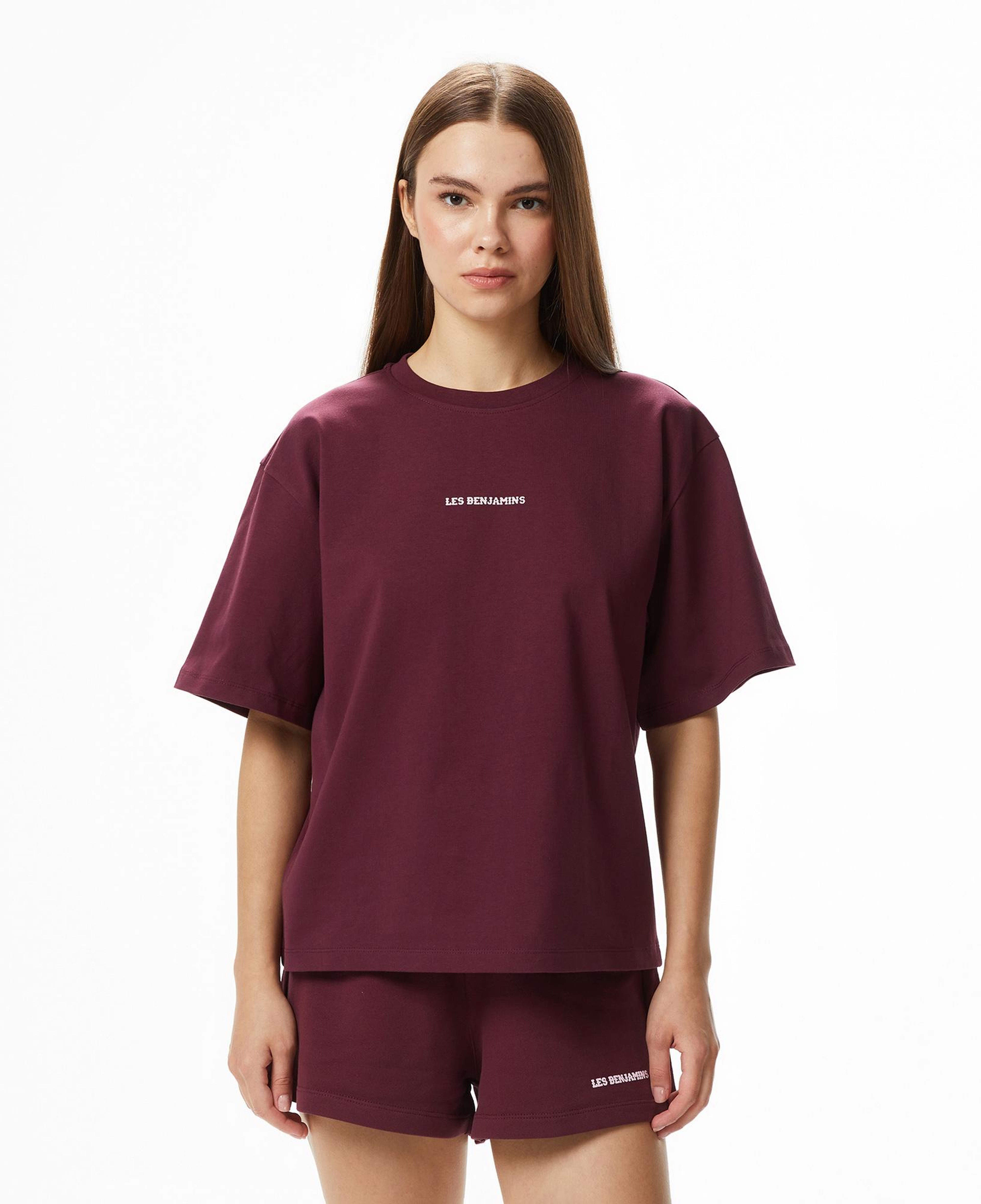 Les Benjamins 008 Kadın Kahverengi T-Shirt