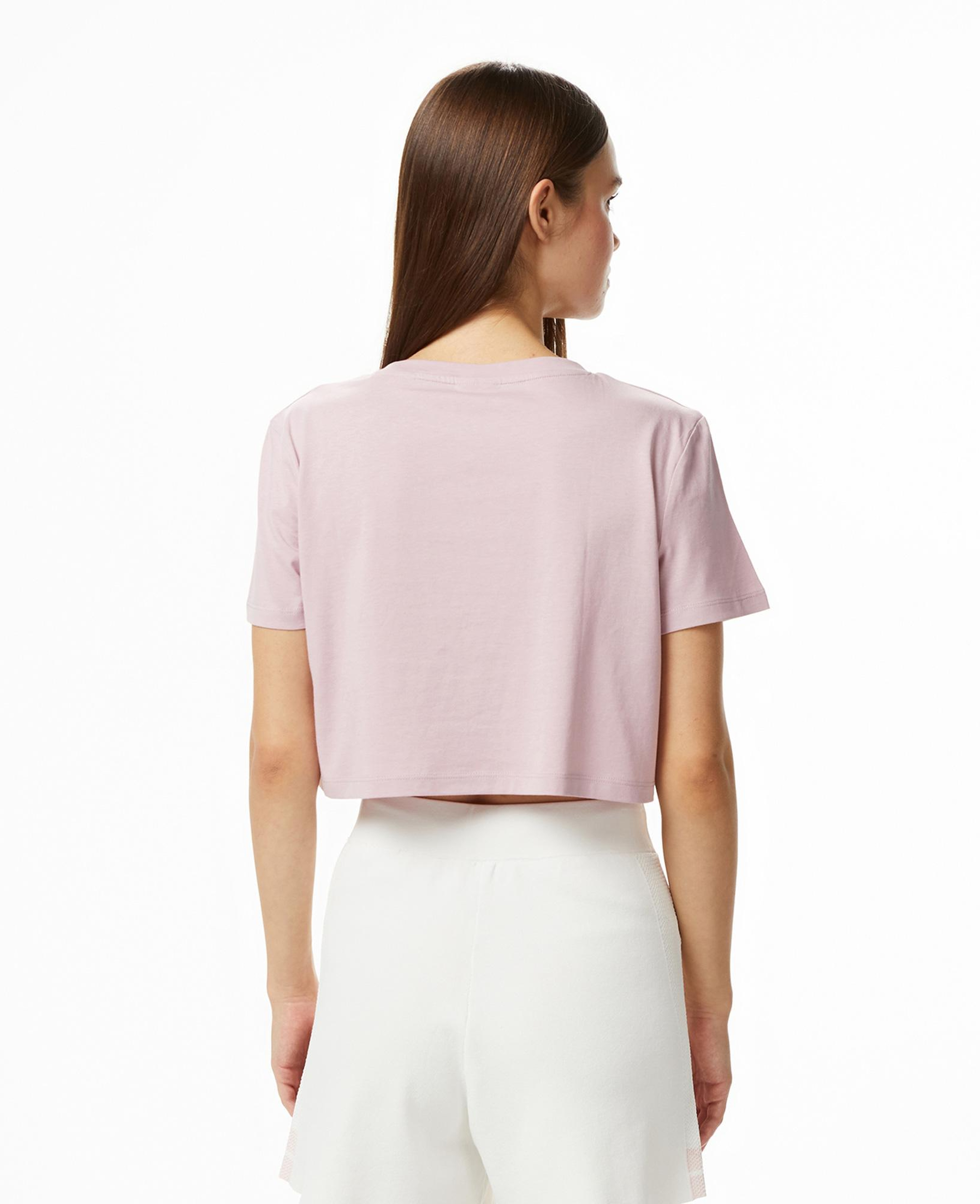 Guess Selene Aktif Boxy Fit Kadın Mor T-Shirt