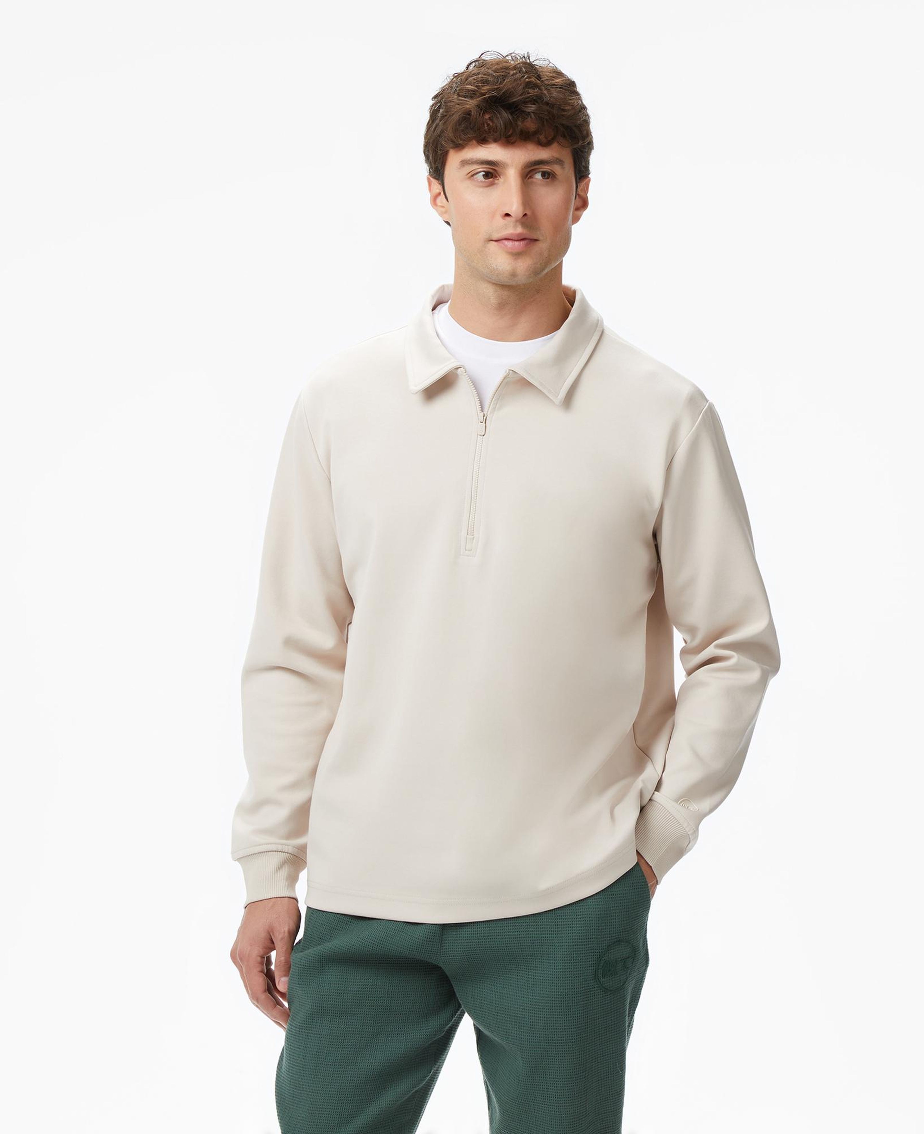 UNITED4 Erkek Krem Sweatshirt