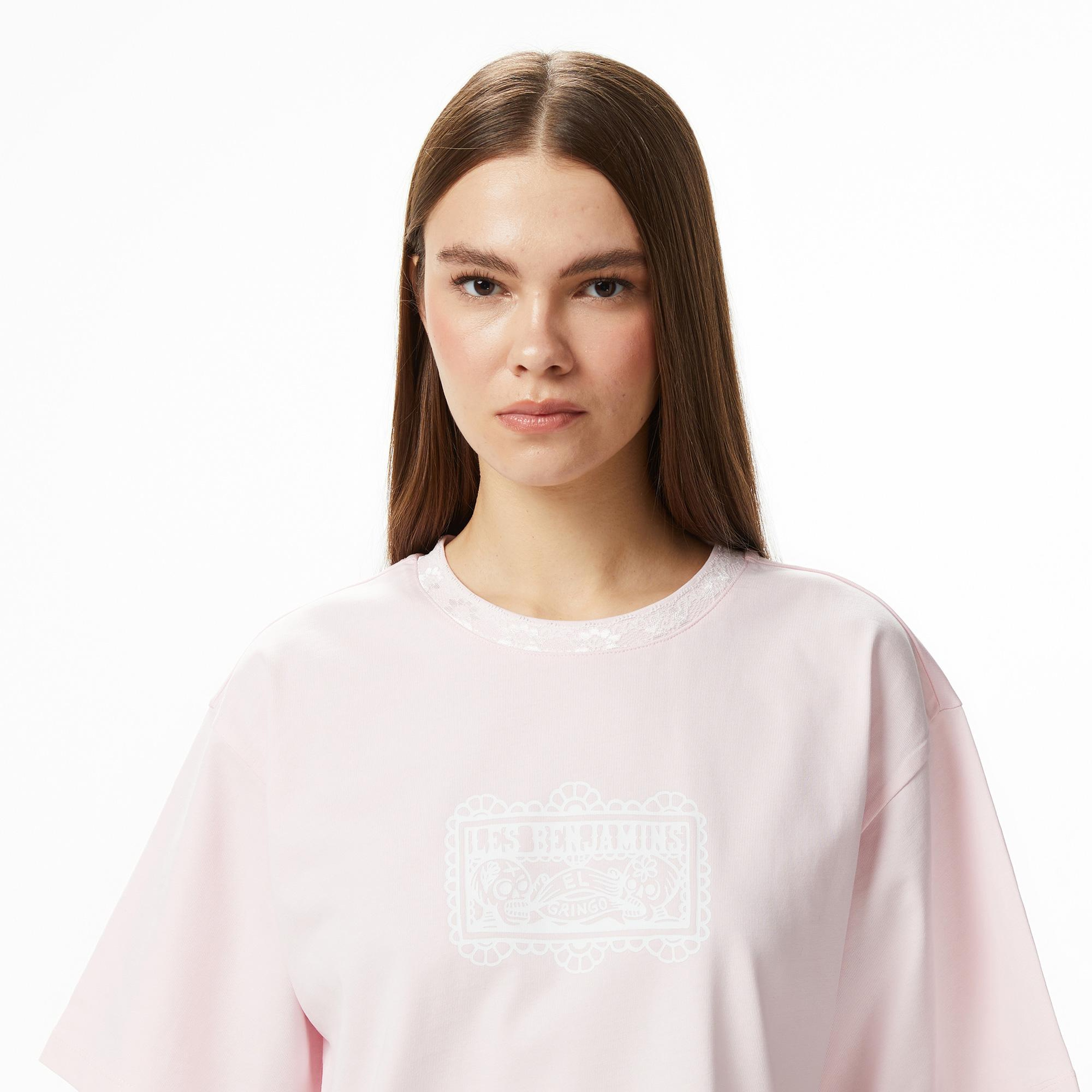 Les Benjamins 011 Kadın Pembe T-Shirt