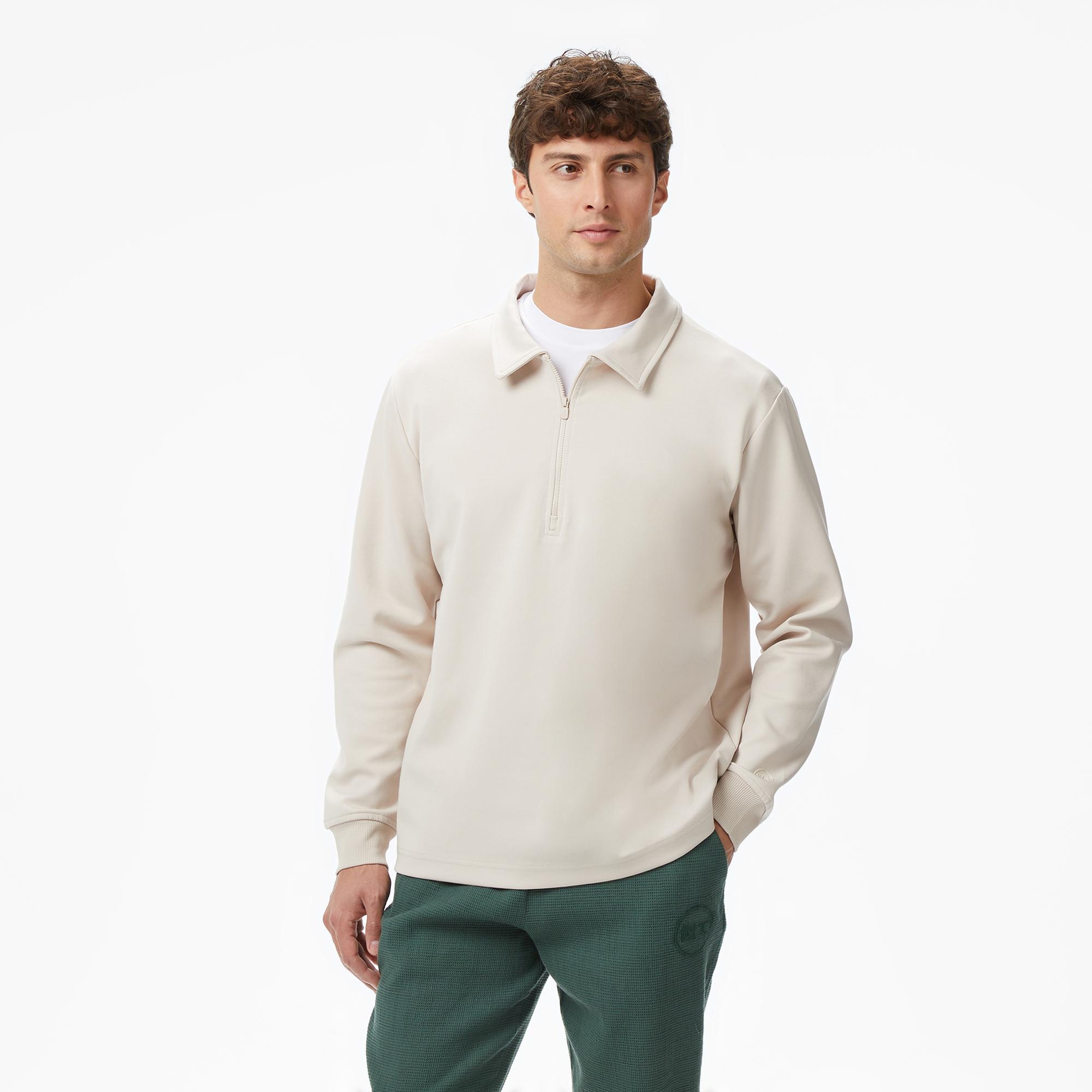 UNITED4 Erkek Krem Sweatshirt