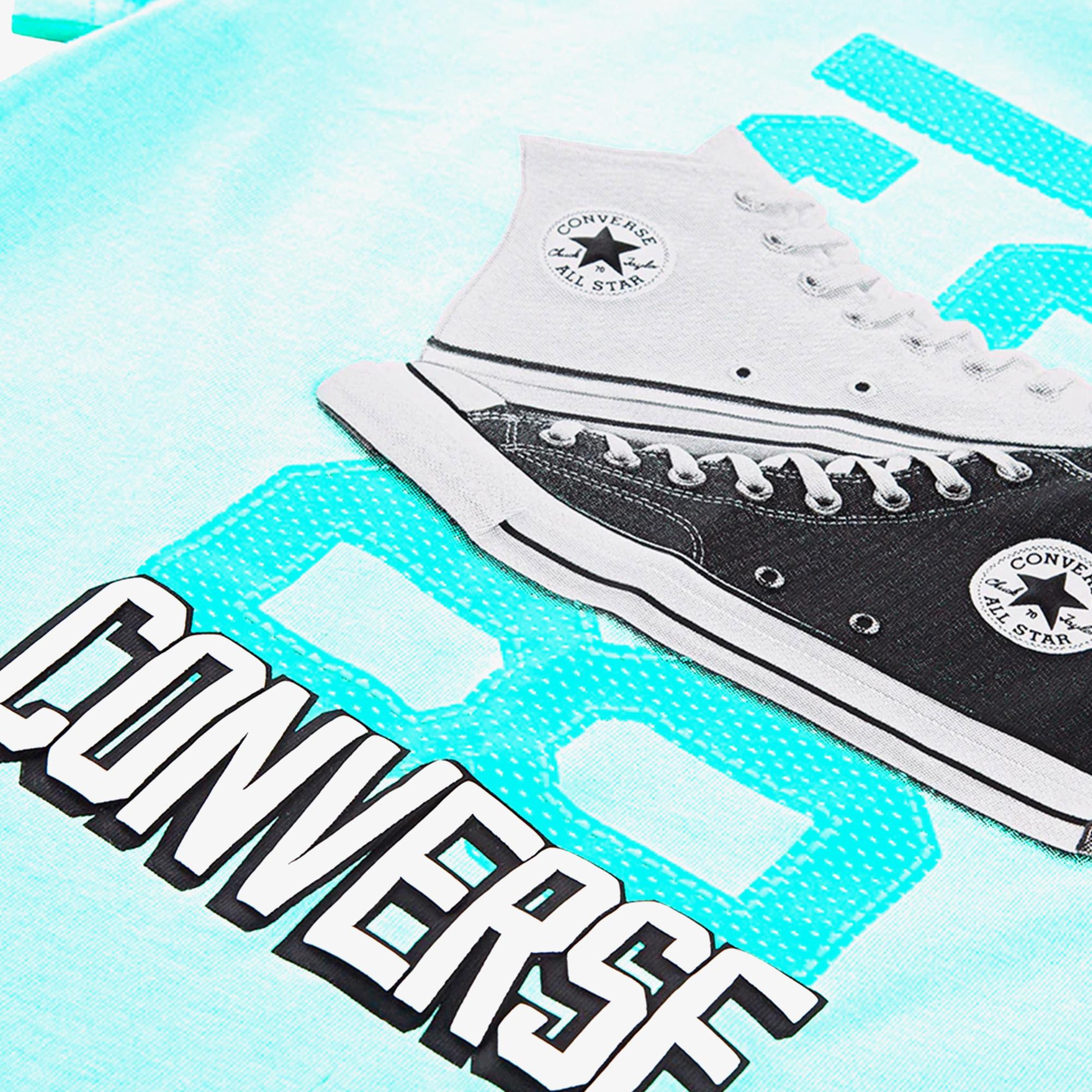 Converse Cnvb Retro Front Back Çocuk Yeşil T-Shirt