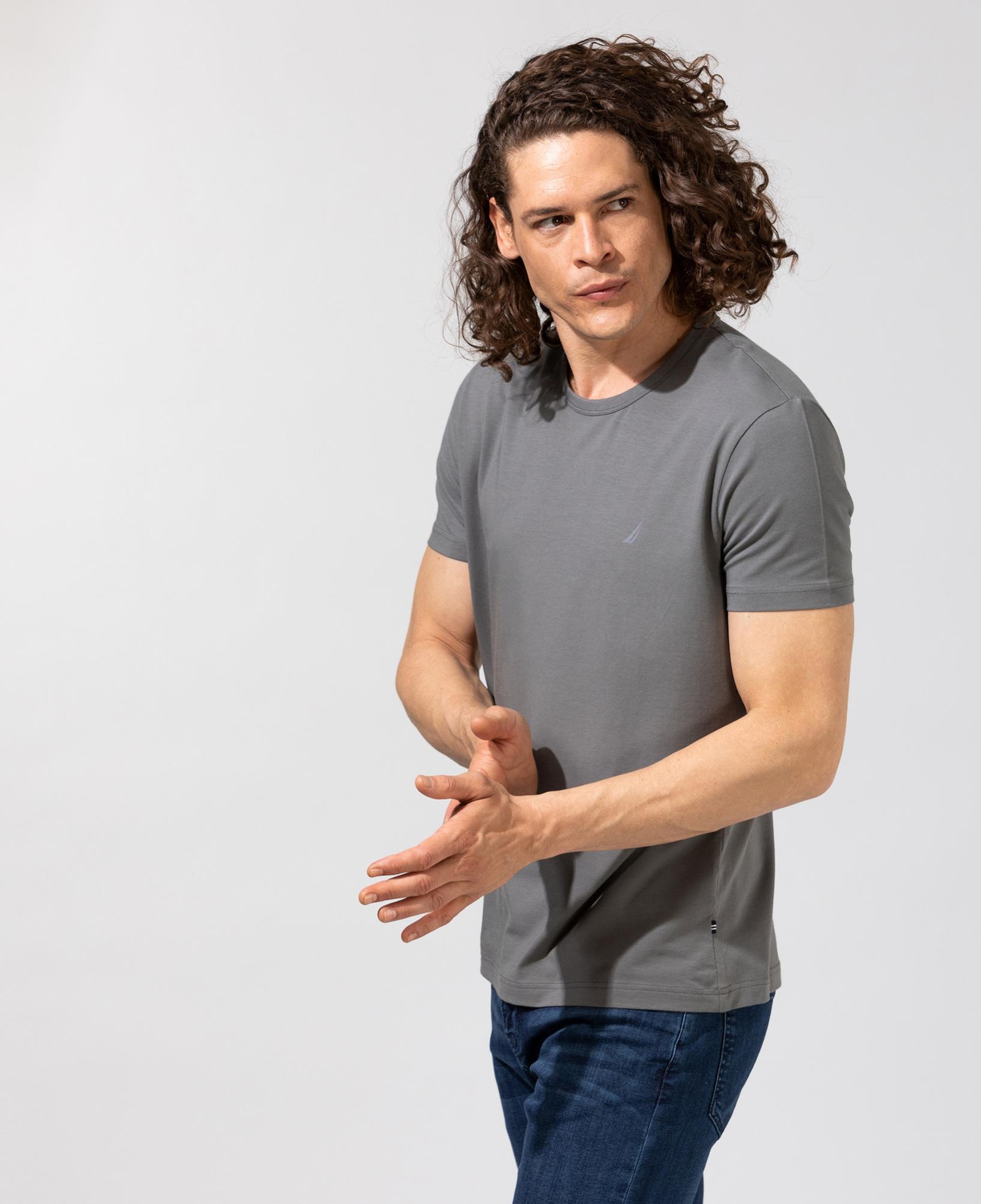 Nautica Erkek Gri T-Shirt