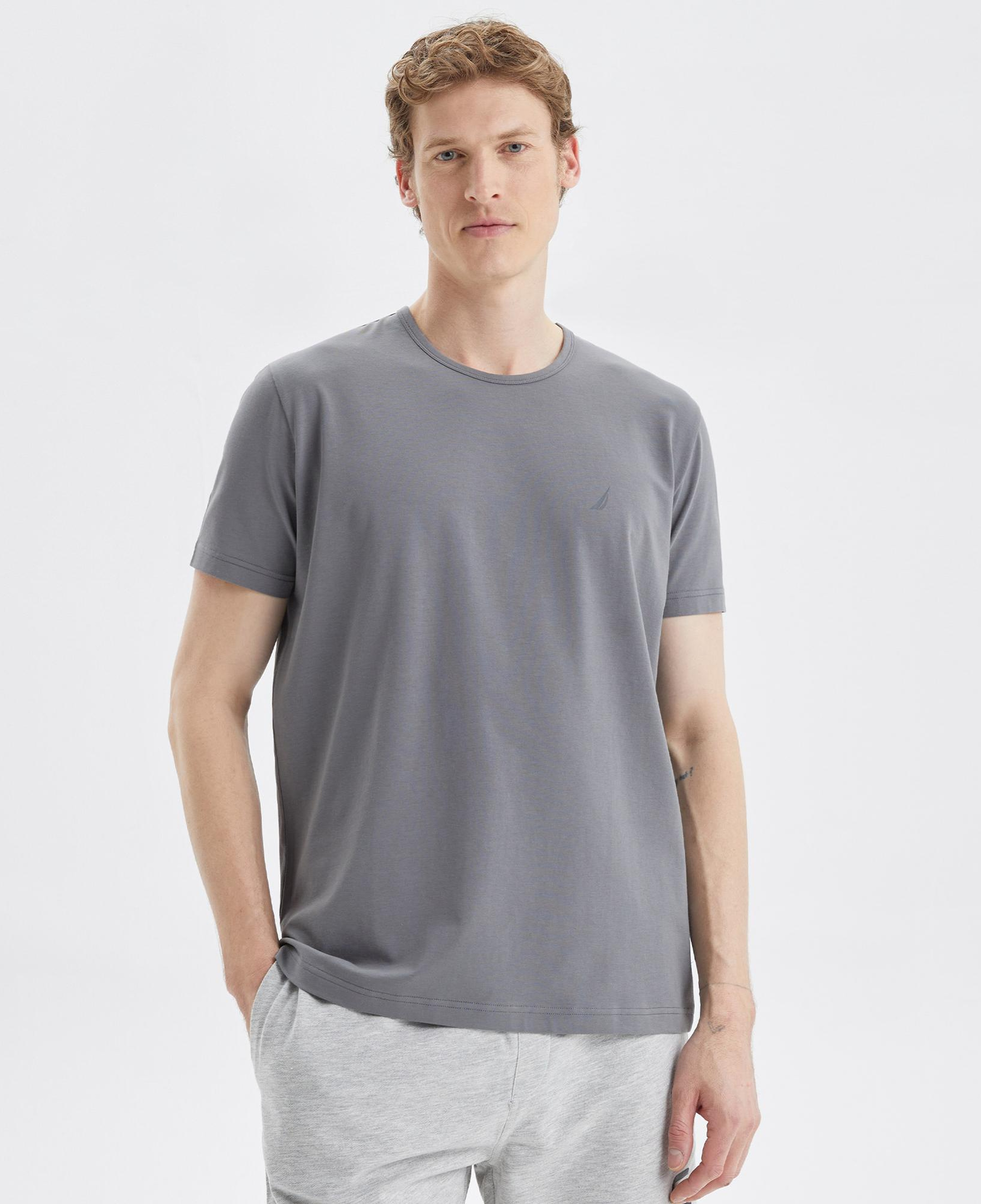 Nautica Erkek Gri T-Shirt