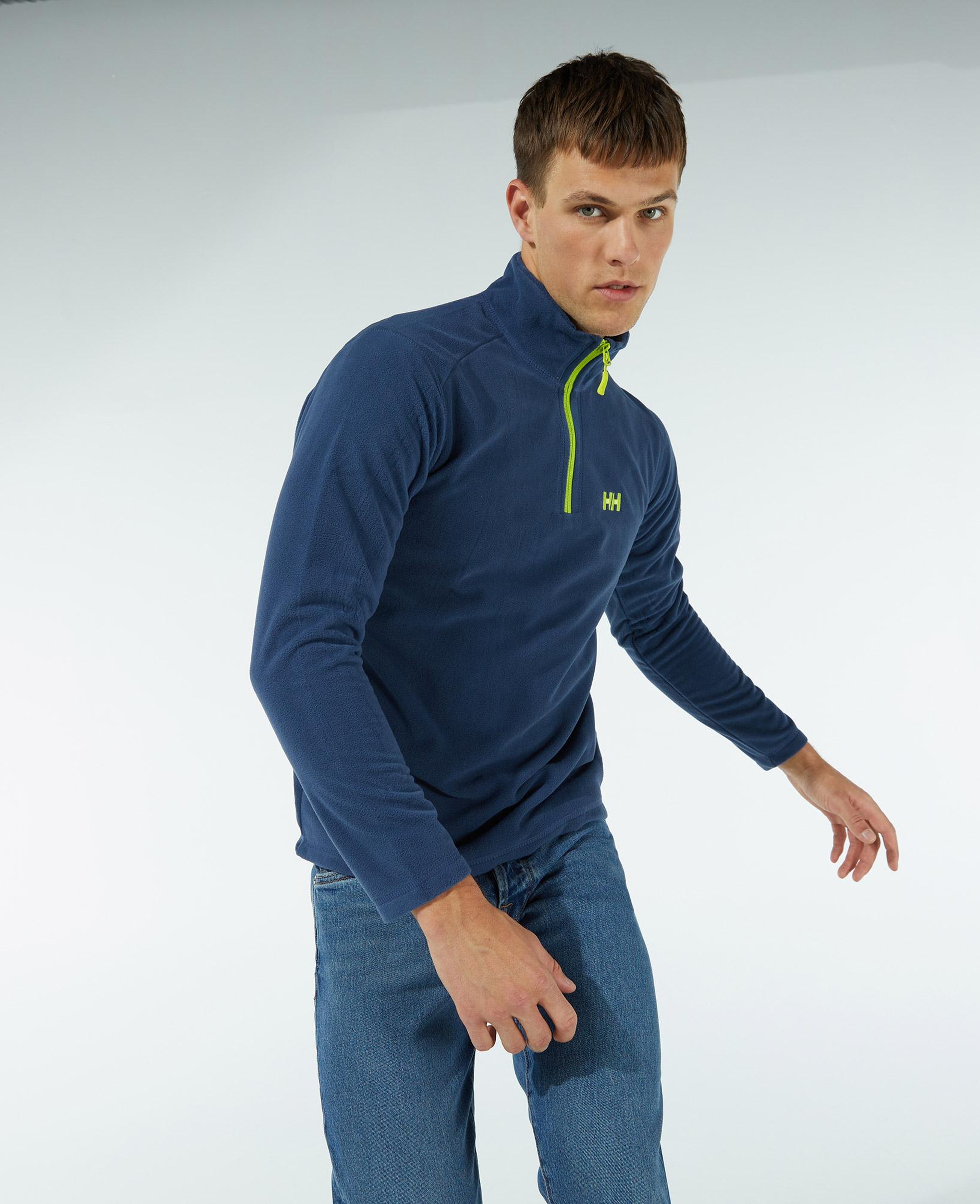 Helly Hansen Mount Erkek Mavi Polar Sweatshirt