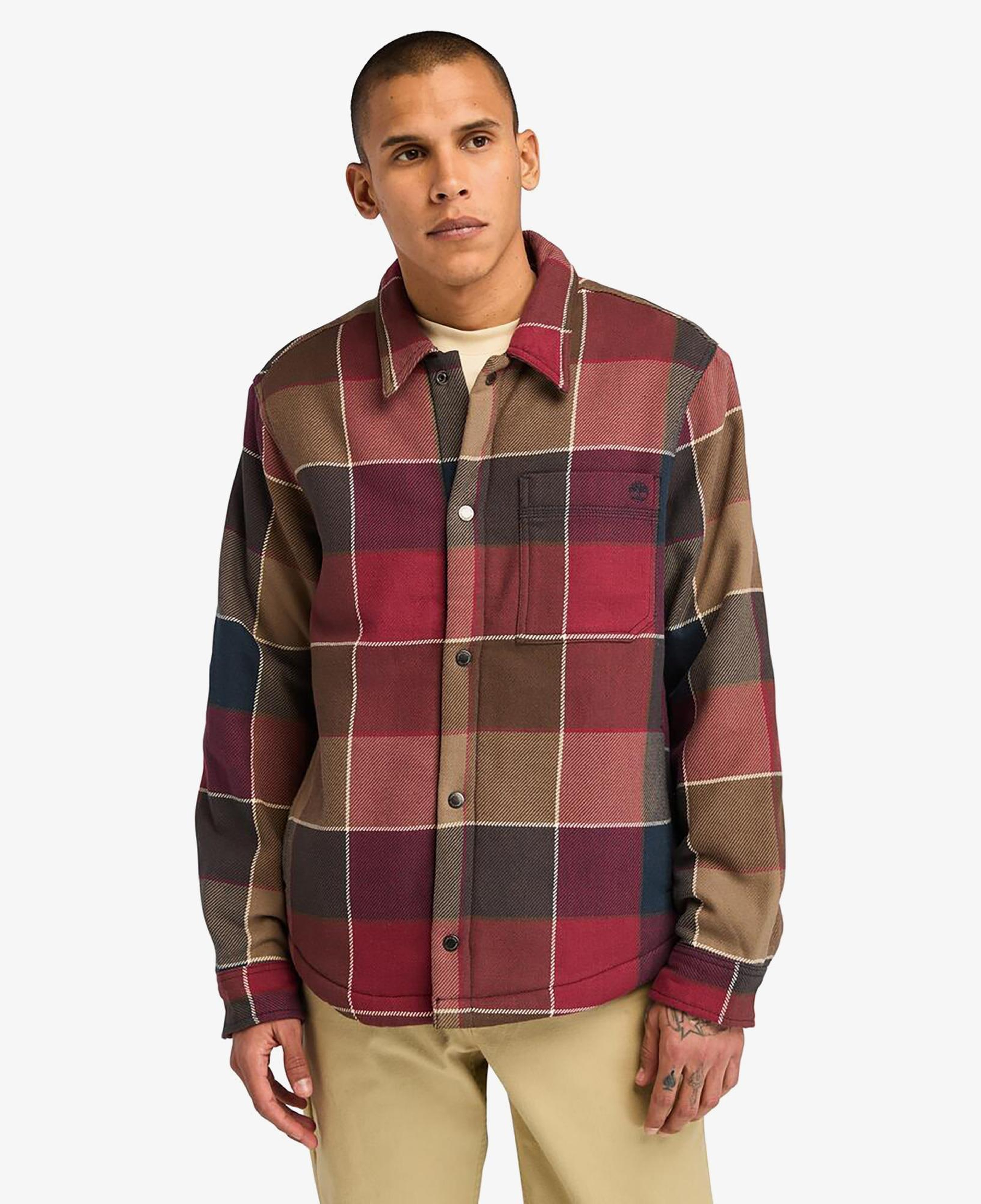Timberland Sherpa Lined Plaid Erkek Renkli Ceket