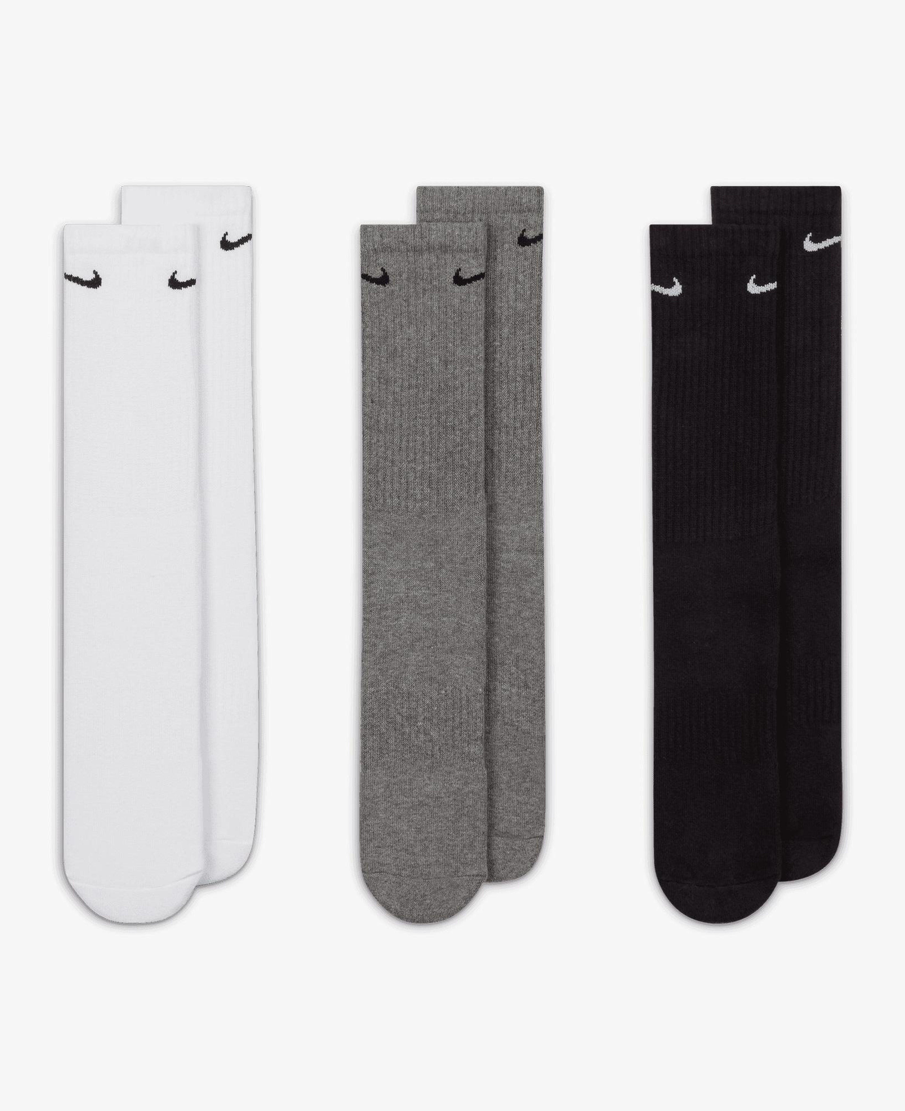 Nike Everyday Cash Crew 3'lü 132 Unisex Renkli Çorap