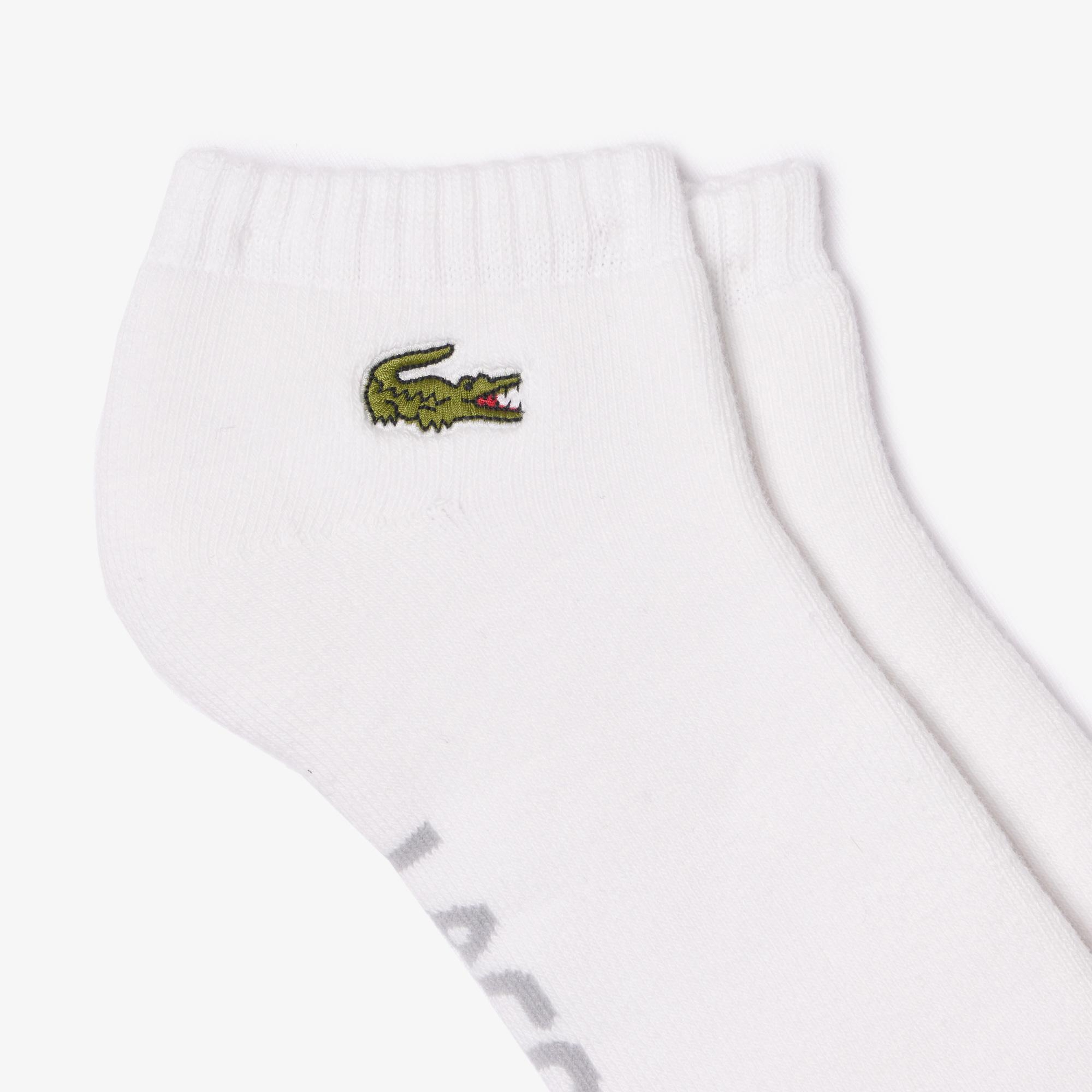 Lacoste Unisex Beyaz 2'li Çorap
