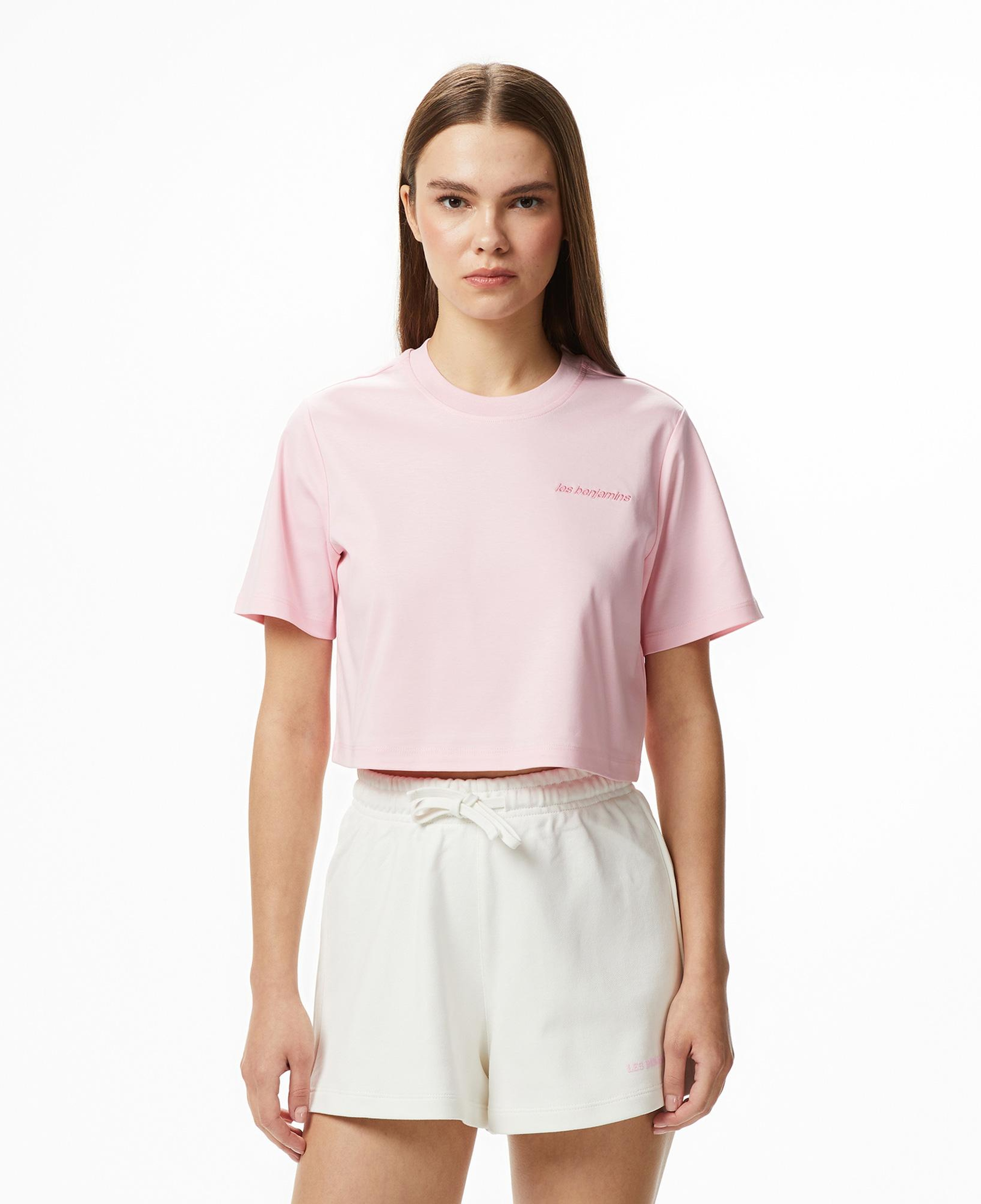 Les Benjamins 305 Kadın Pembe T-Shirt