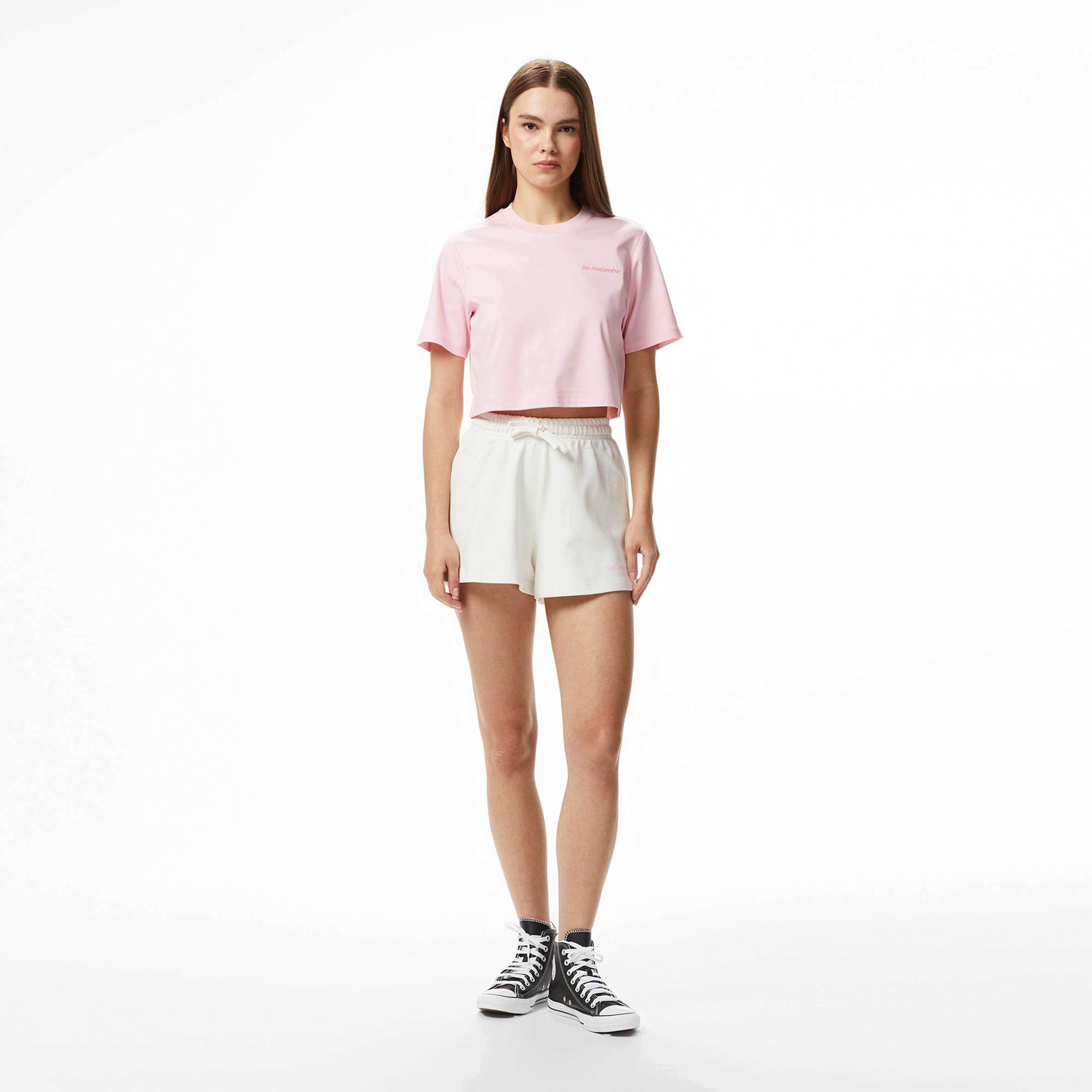 Les Benjamins 305 Kadın Pembe T-Shirt