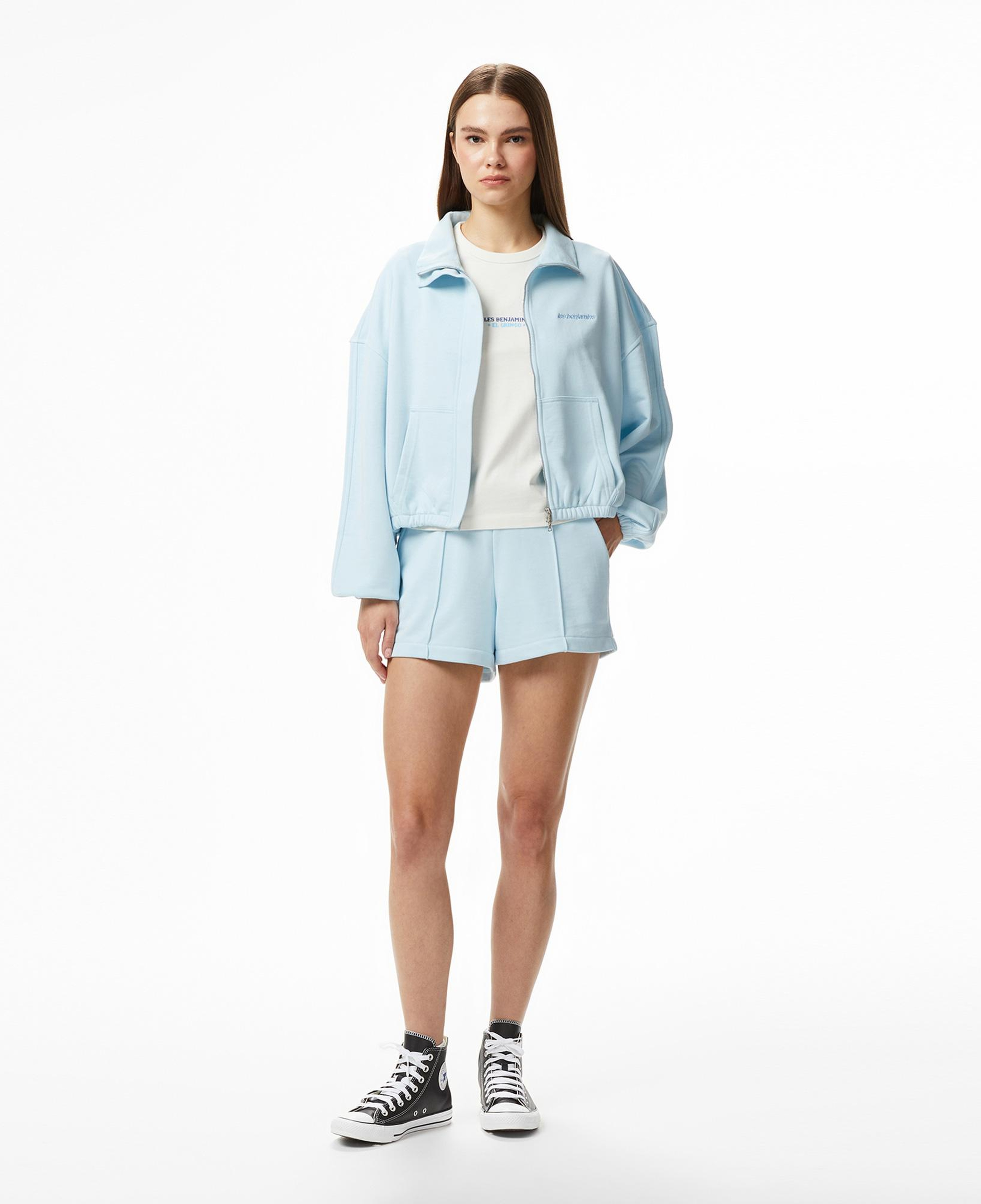 Les Benjamins 303 Kadın Mavi Şort