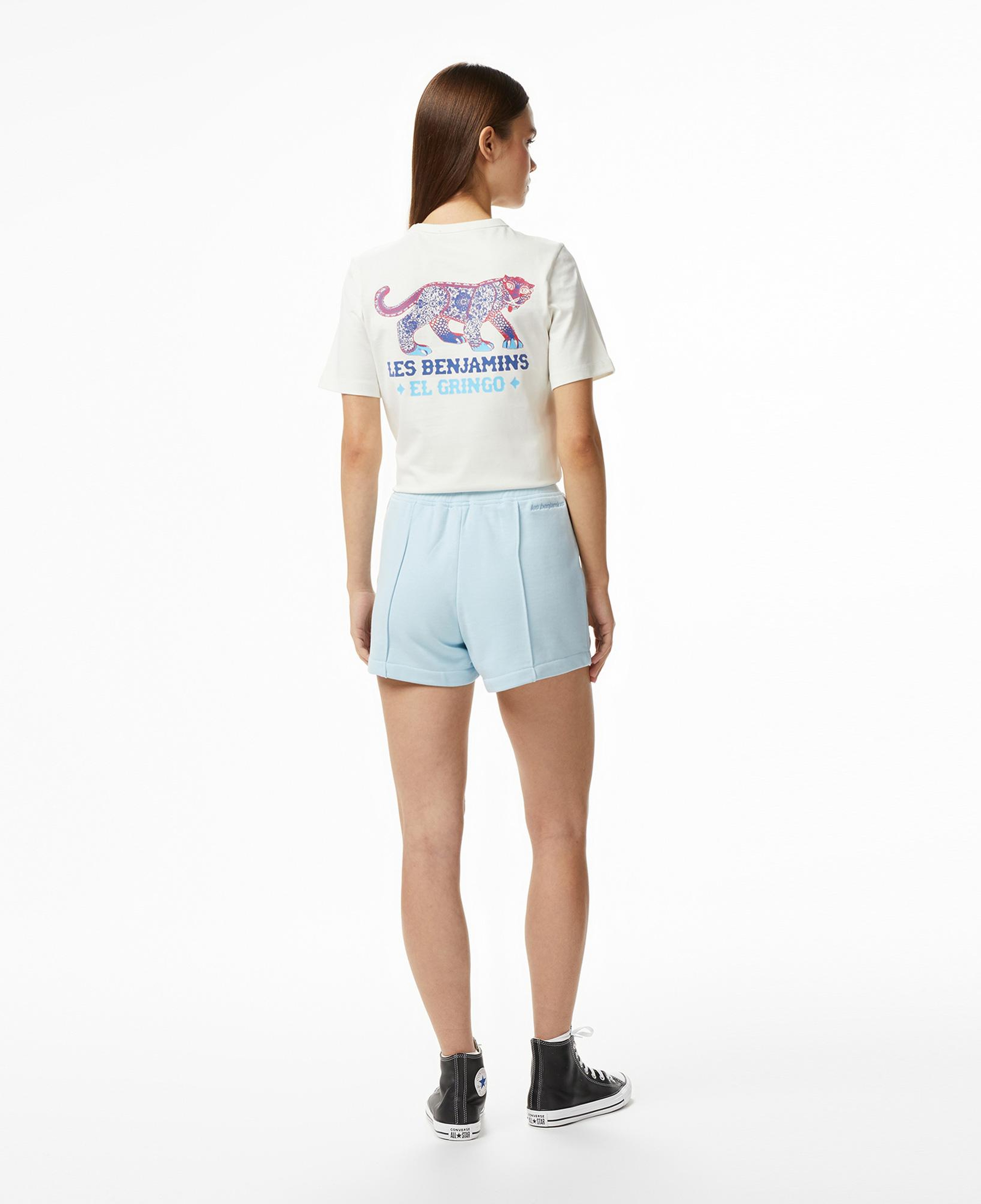 Les Benjamins 303 Kadın Mavi Şort