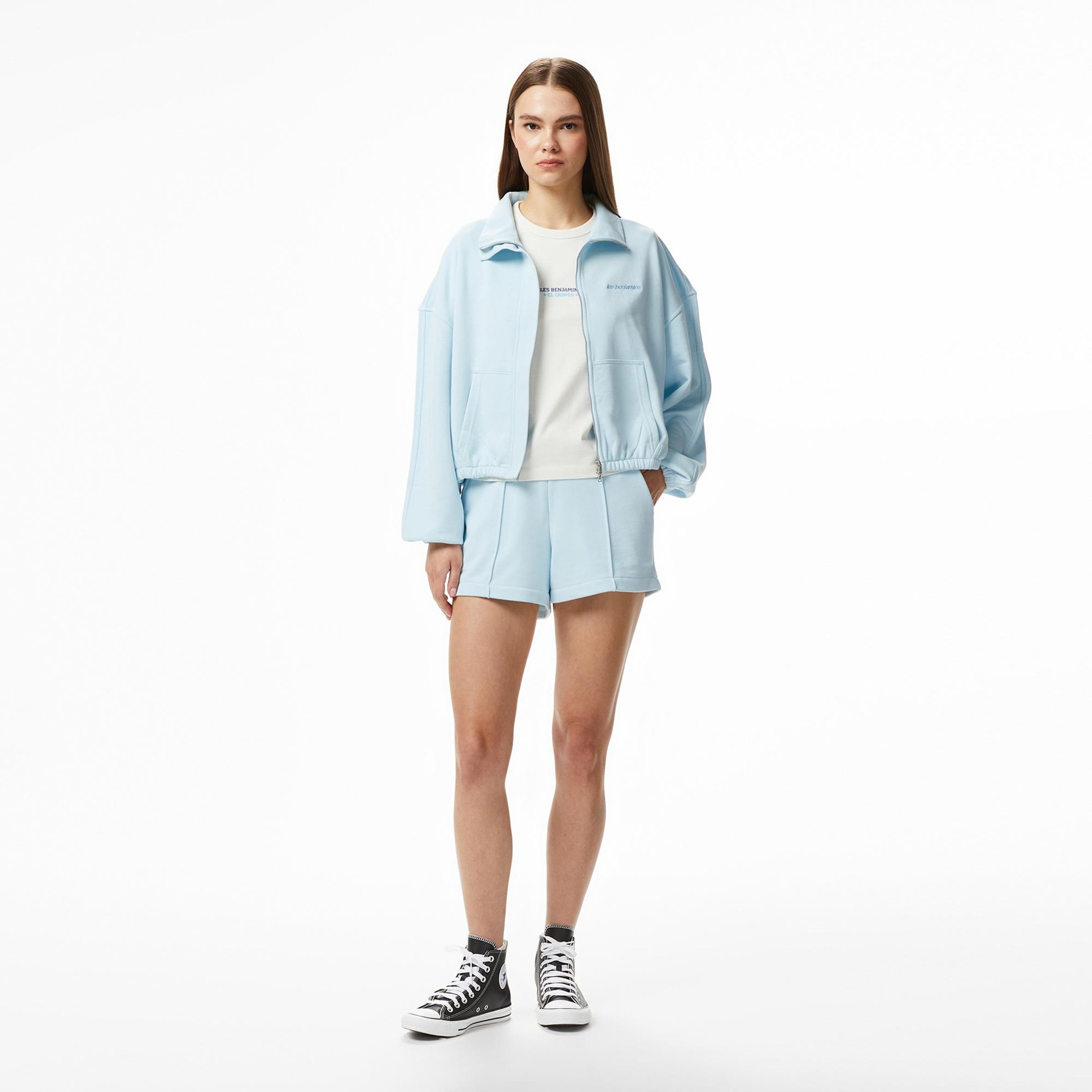 Les Benjamins 303 Kadın Mavi Şort