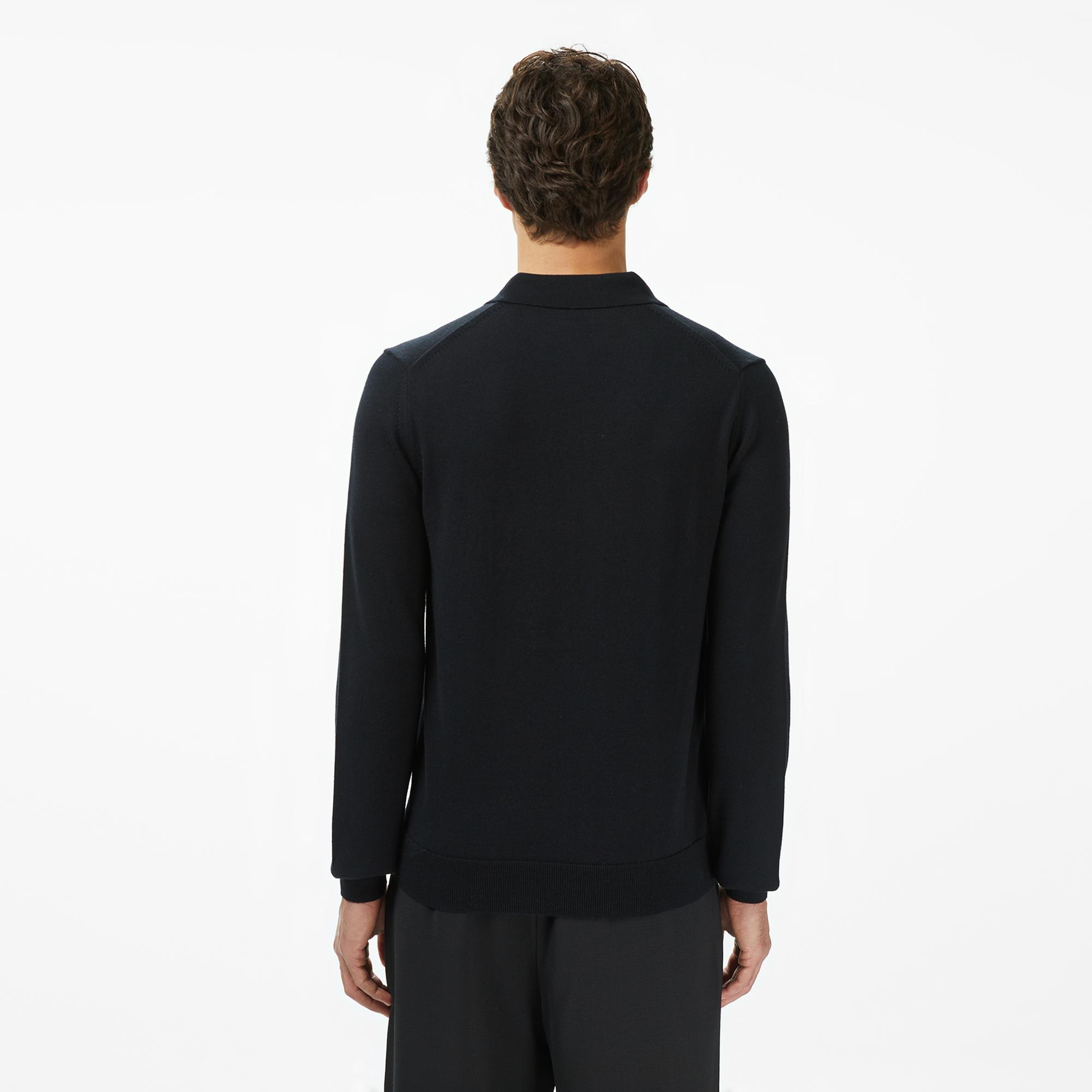 Fred Perry Classic Knitted Erkek Siyah Polo