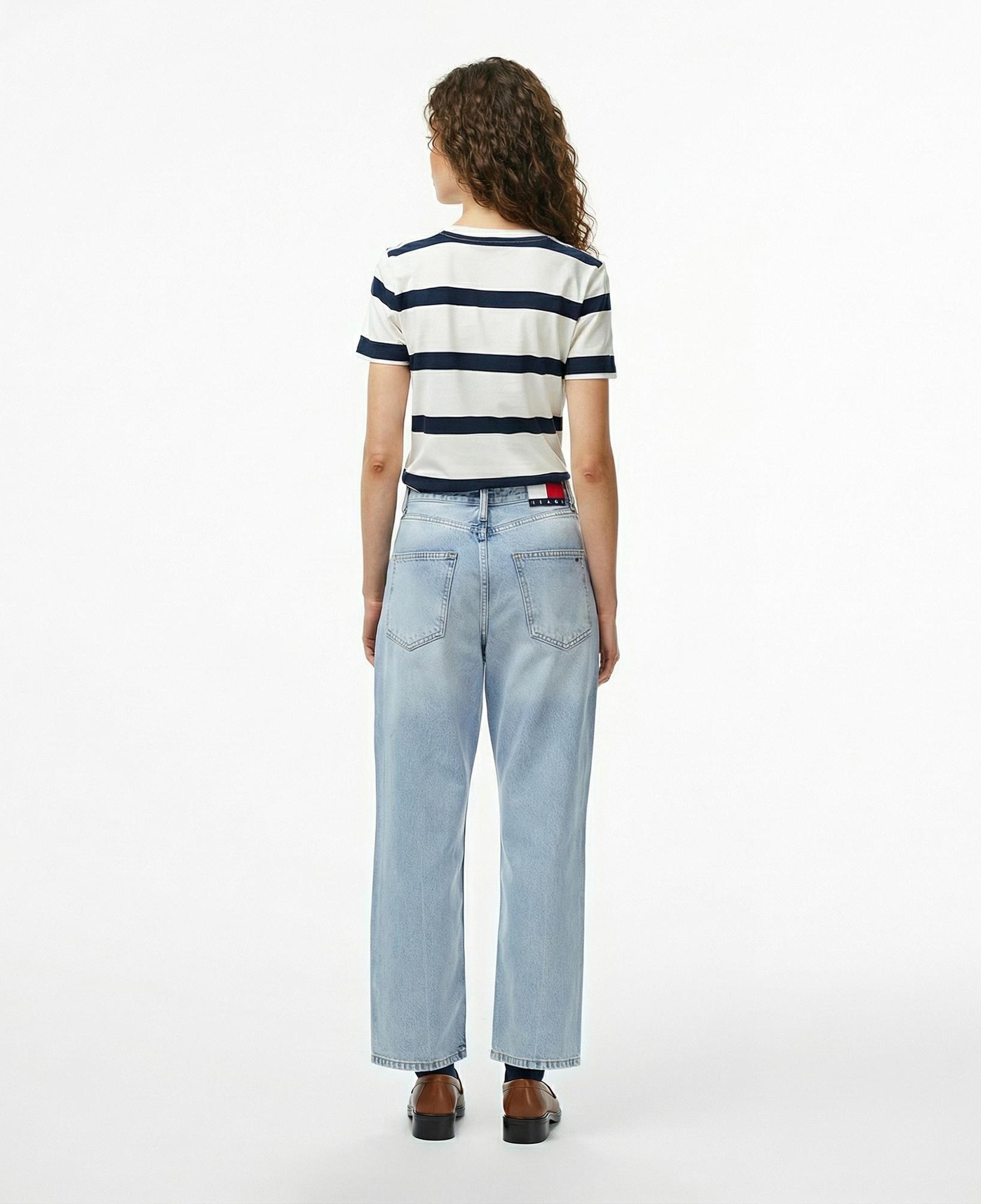 Tommy Hilfiger Layla High Rise Slim Kadın Straight Mavi Jean Pantolon