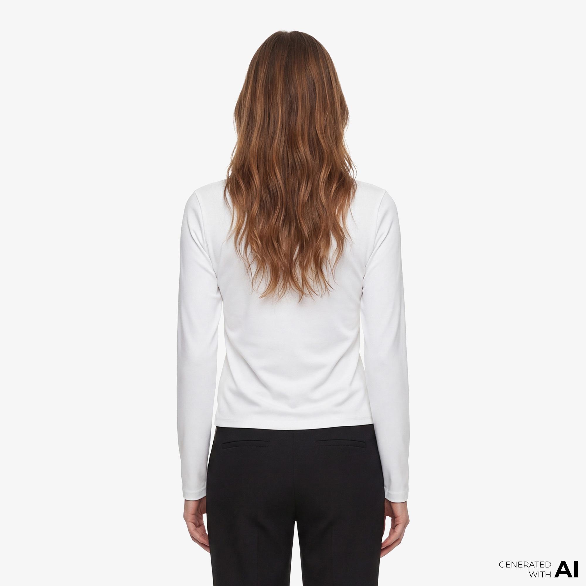 Fabby Kadın Beyaz T-Shirt