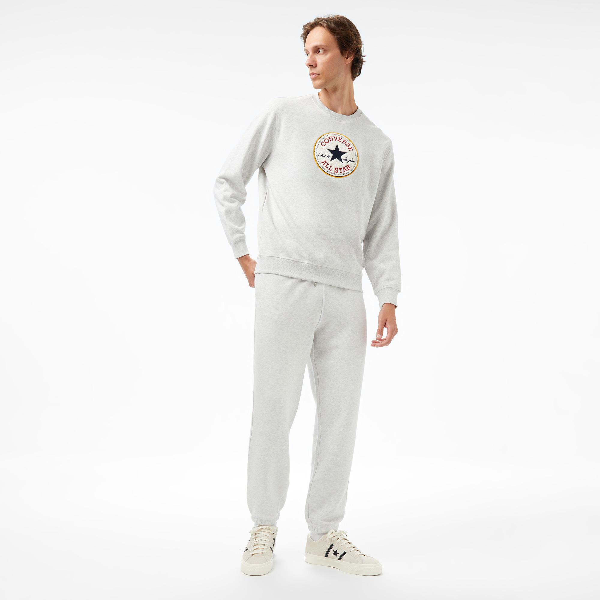 Converse Erkek Gri Sweatshirt