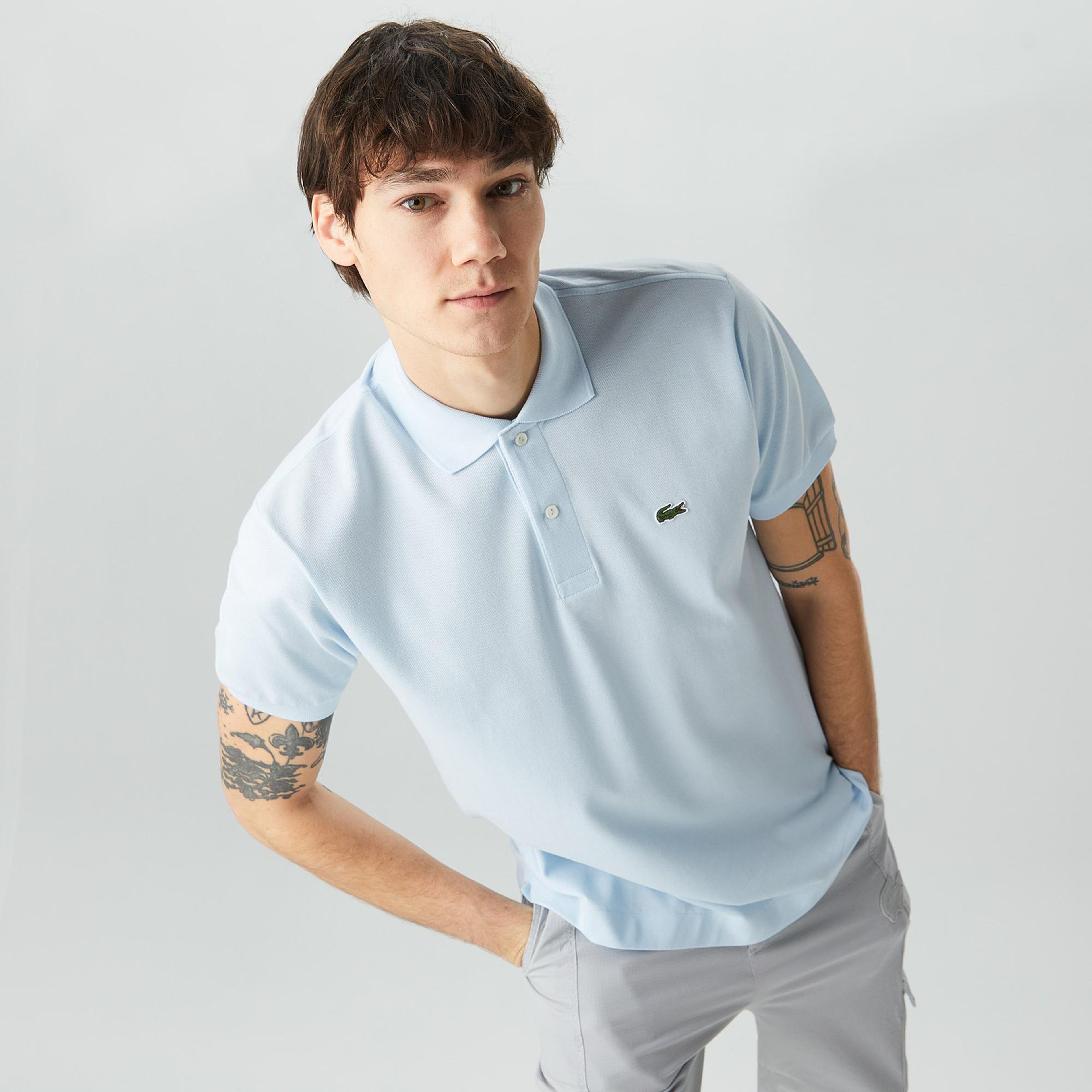 Lacoste L.12.12 Erkek Classic Fit Mavi Polo
