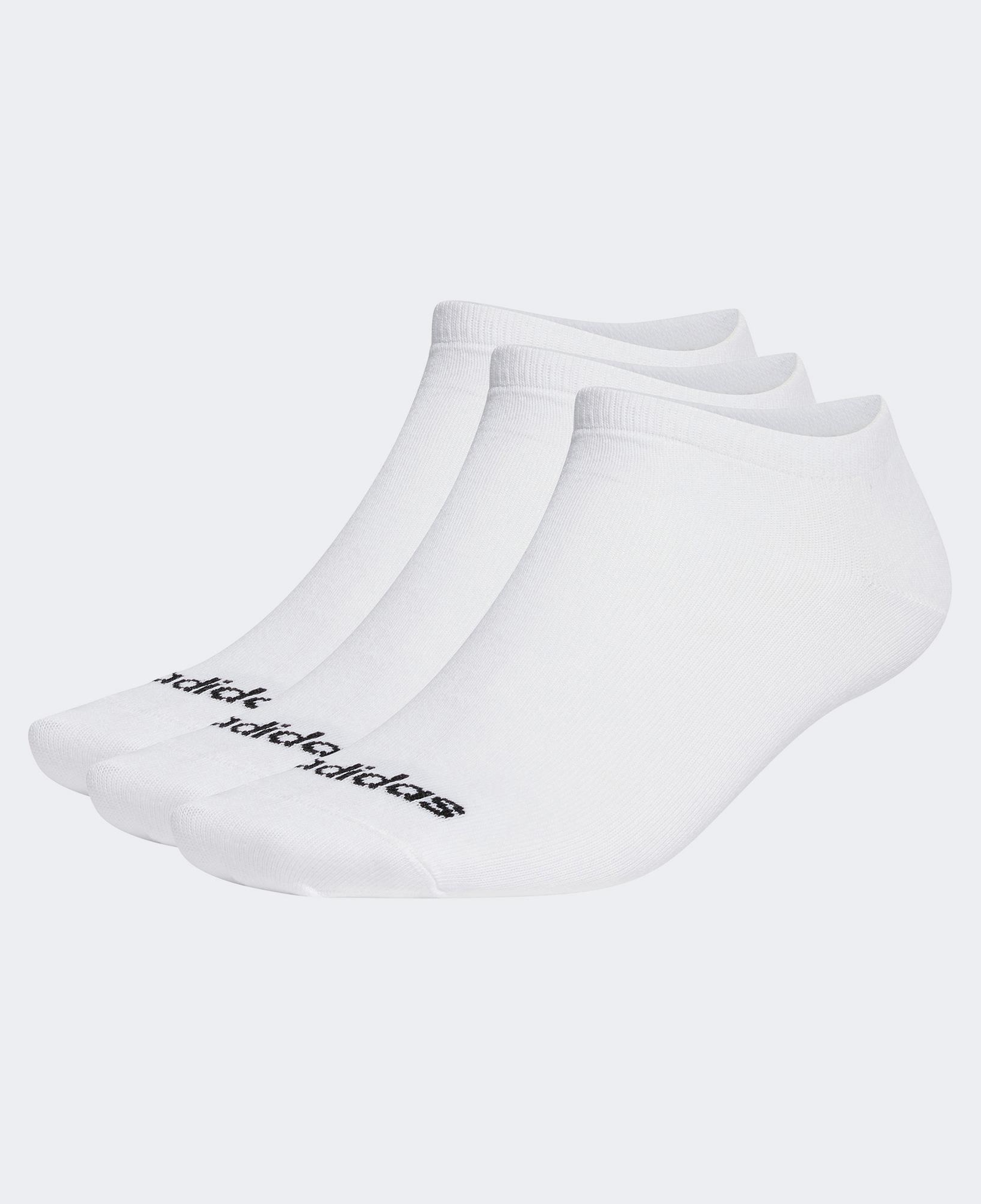adidas Thin Linear Bileksiz 3' lü Unisex Beyaz Çorap