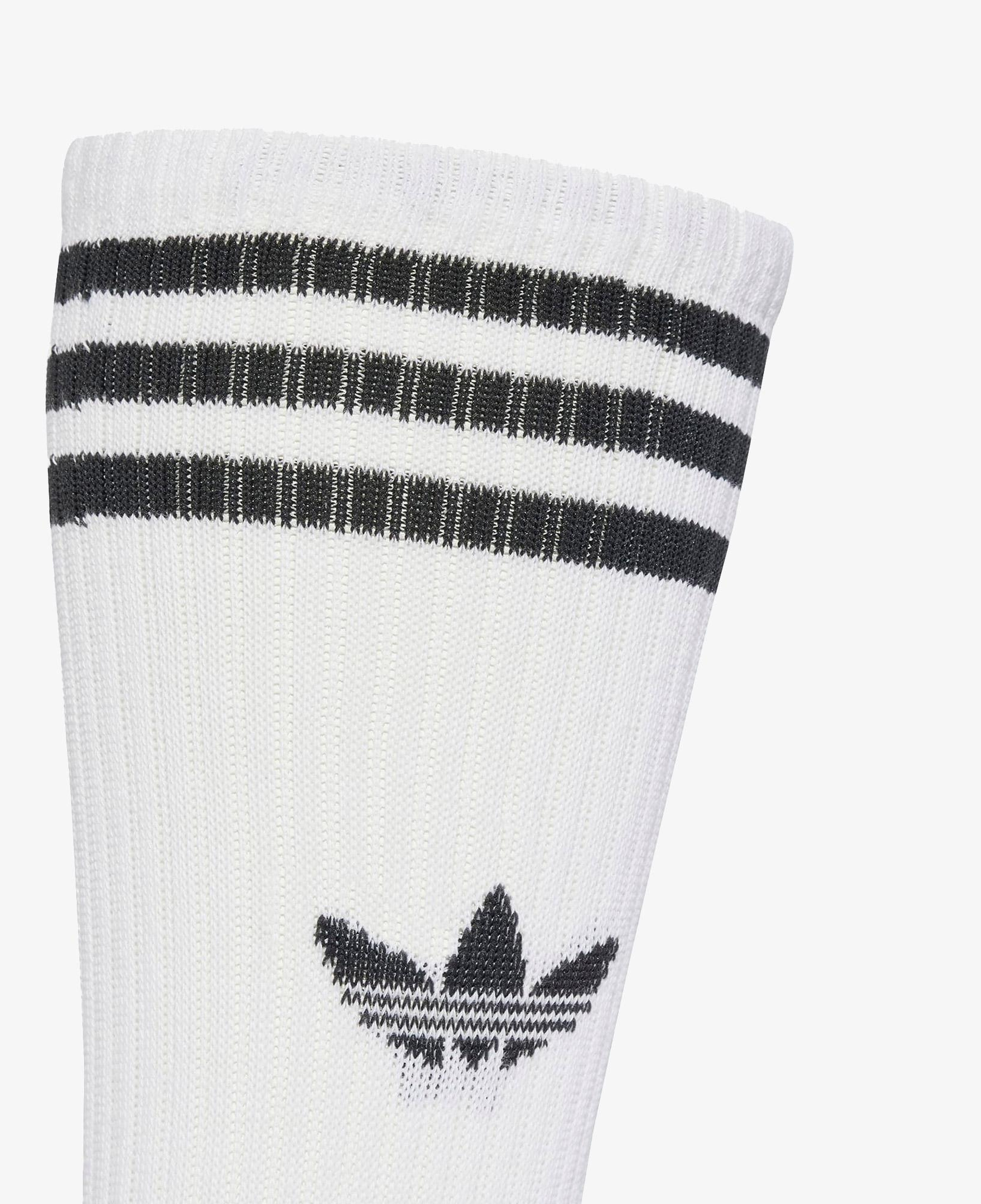 adidas 3-Stripes High Crew 3' lü Unisex Beyaz Çorap