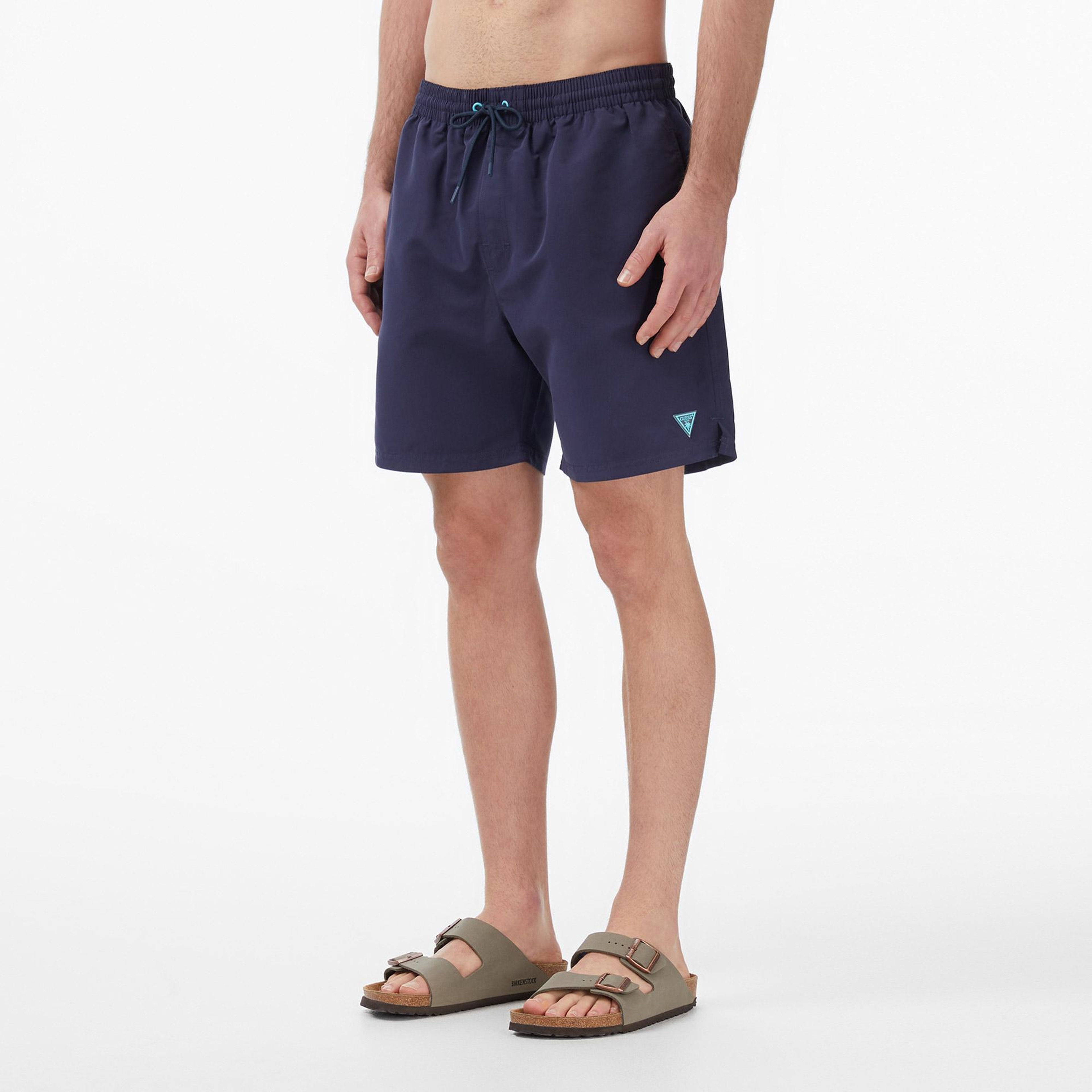 Guess Panama Erkek Lacivert Deniz Şortu