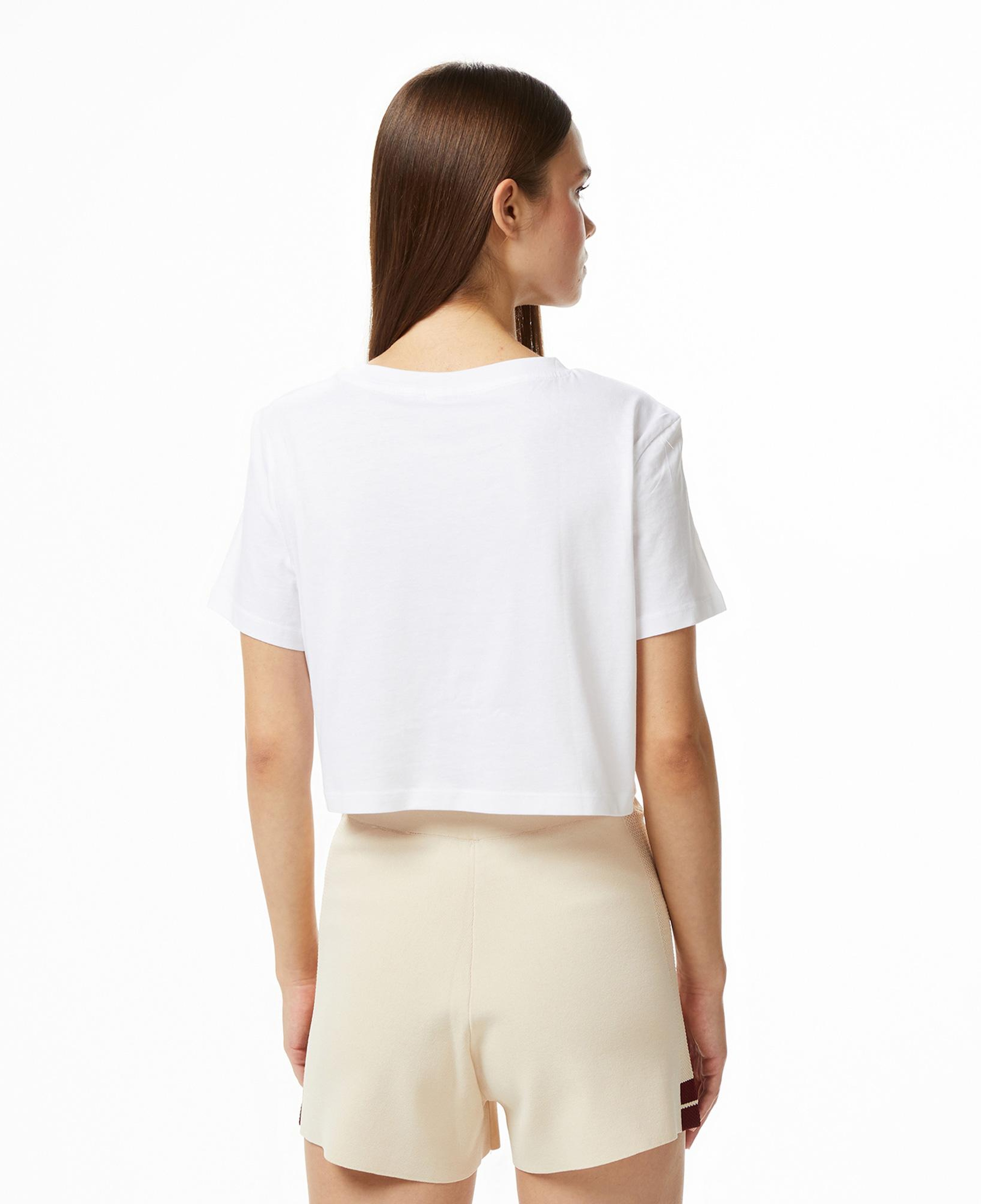 Guess Selene Aktif Boxy Fit Kadın Beyaz T-Shirt