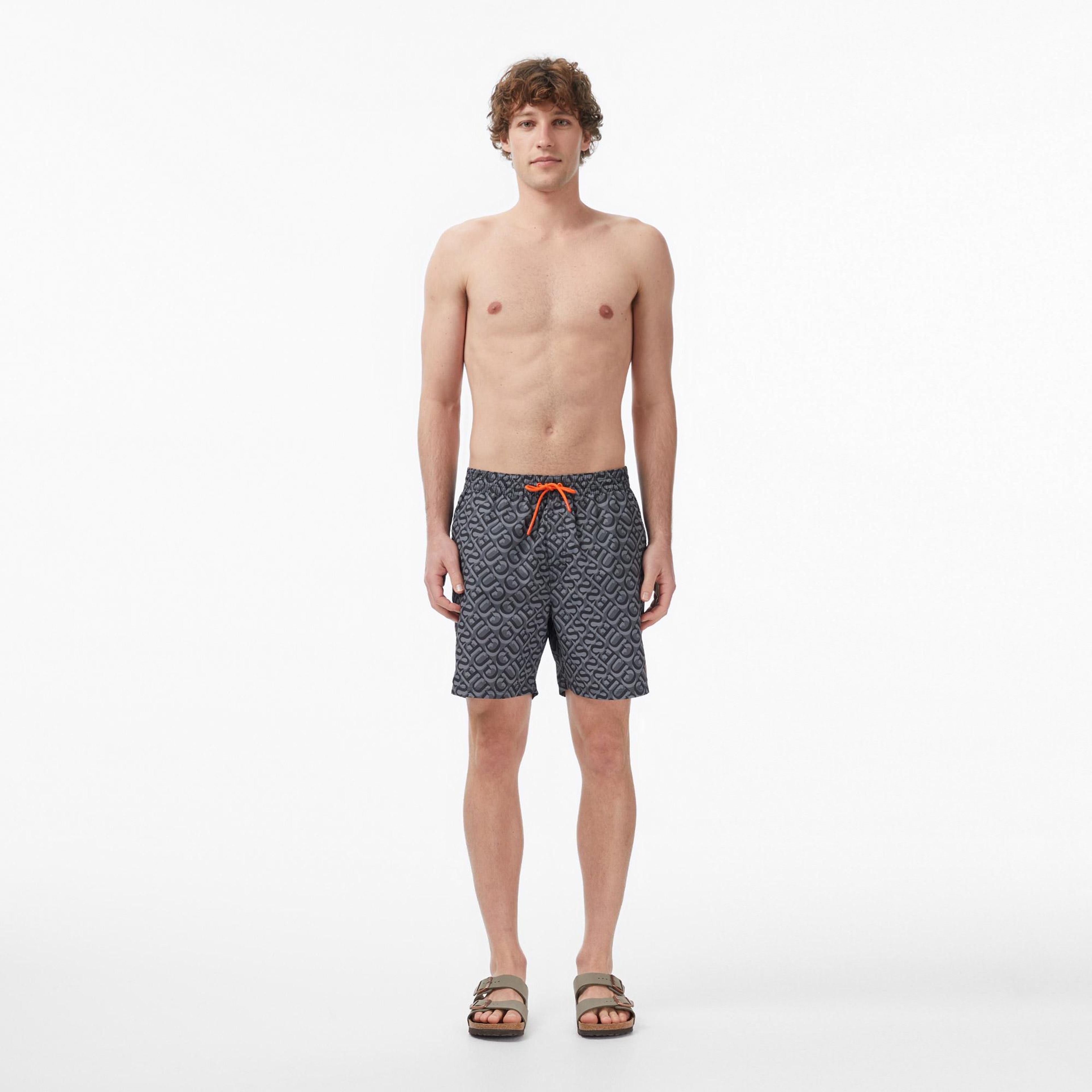 Guess Dull Erkek Siyah Deniz Şortu