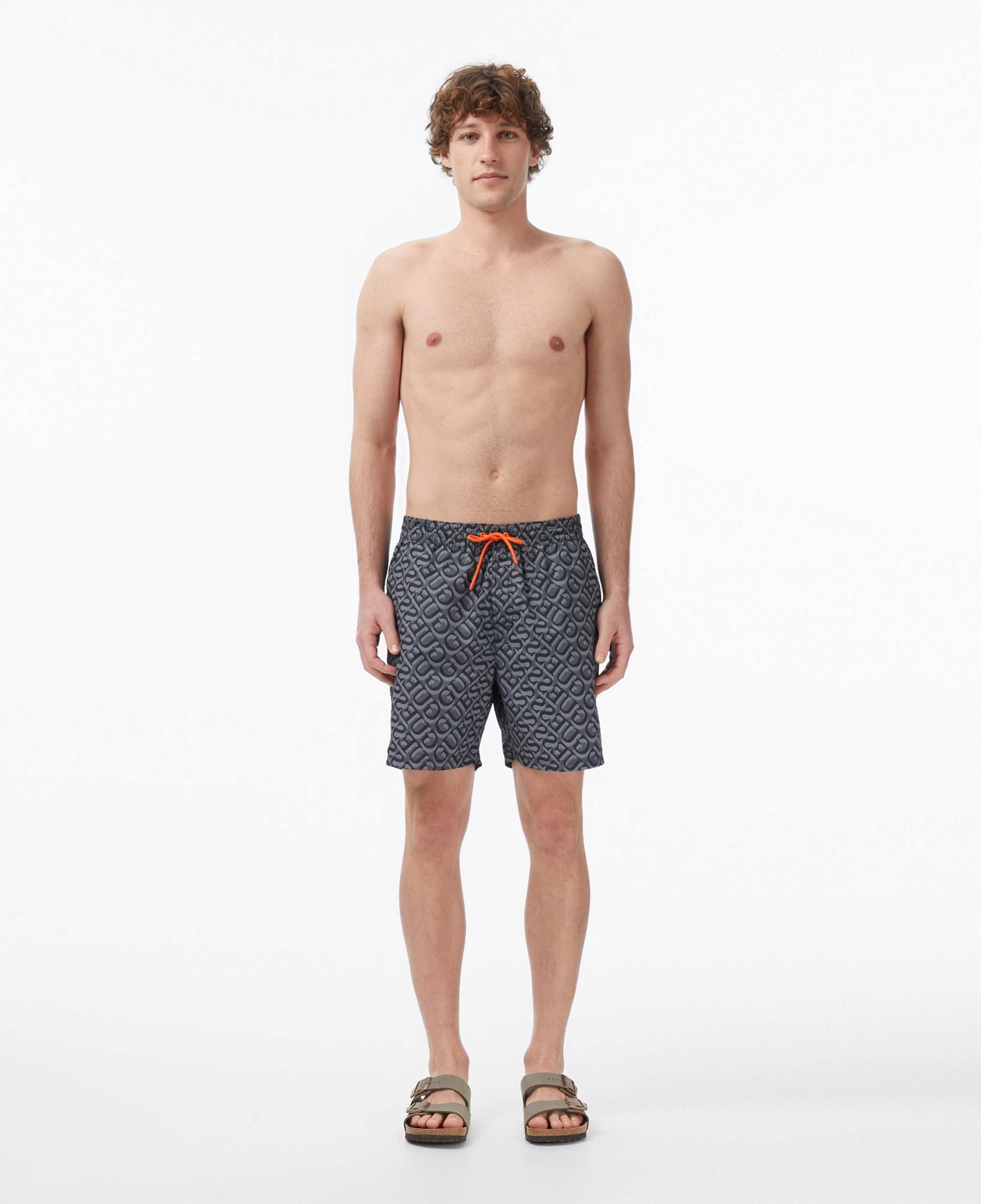 Guess Dull Erkek Siyah Deniz Şortu