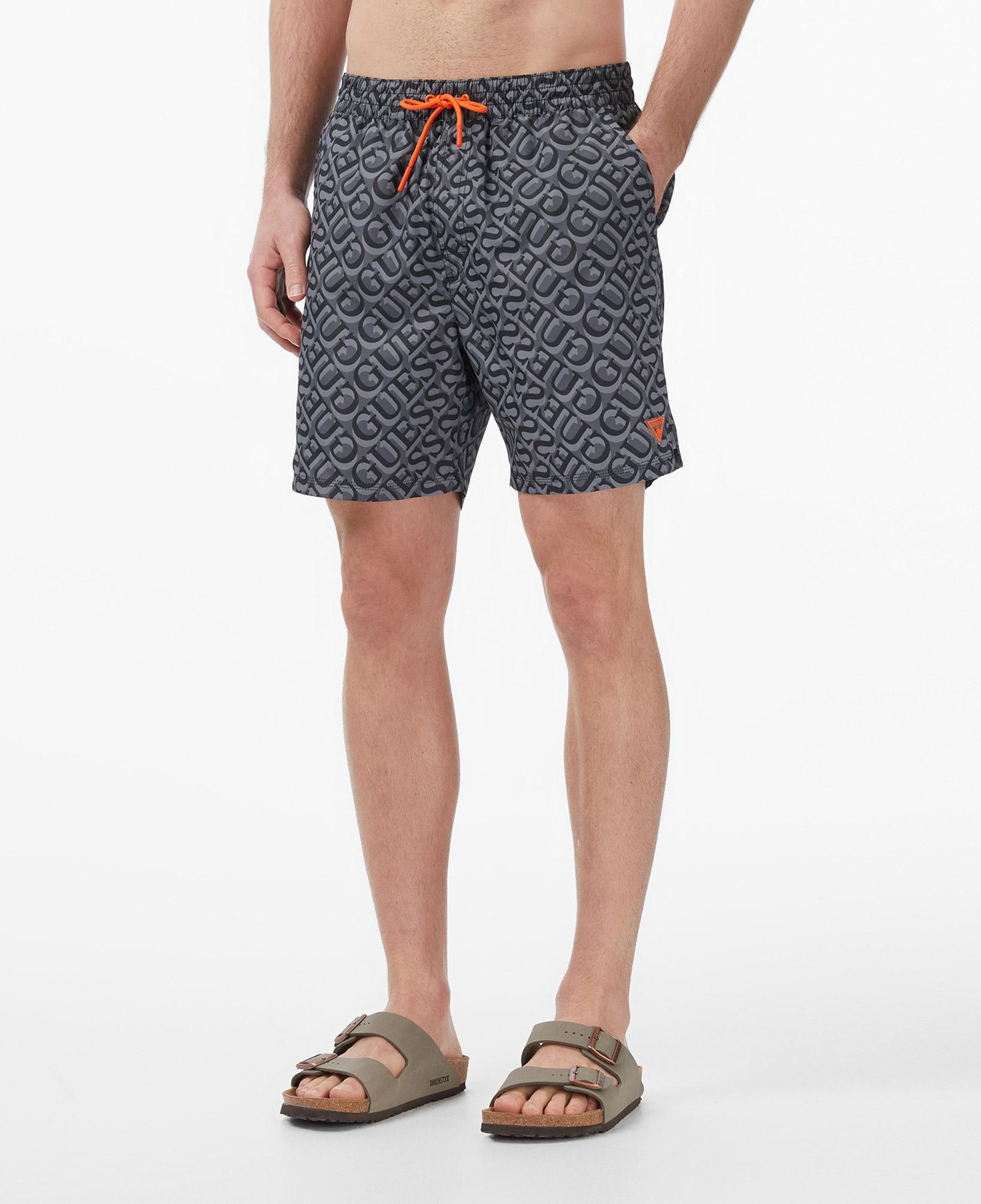 Guess Dull Erkek Siyah Deniz Şortu