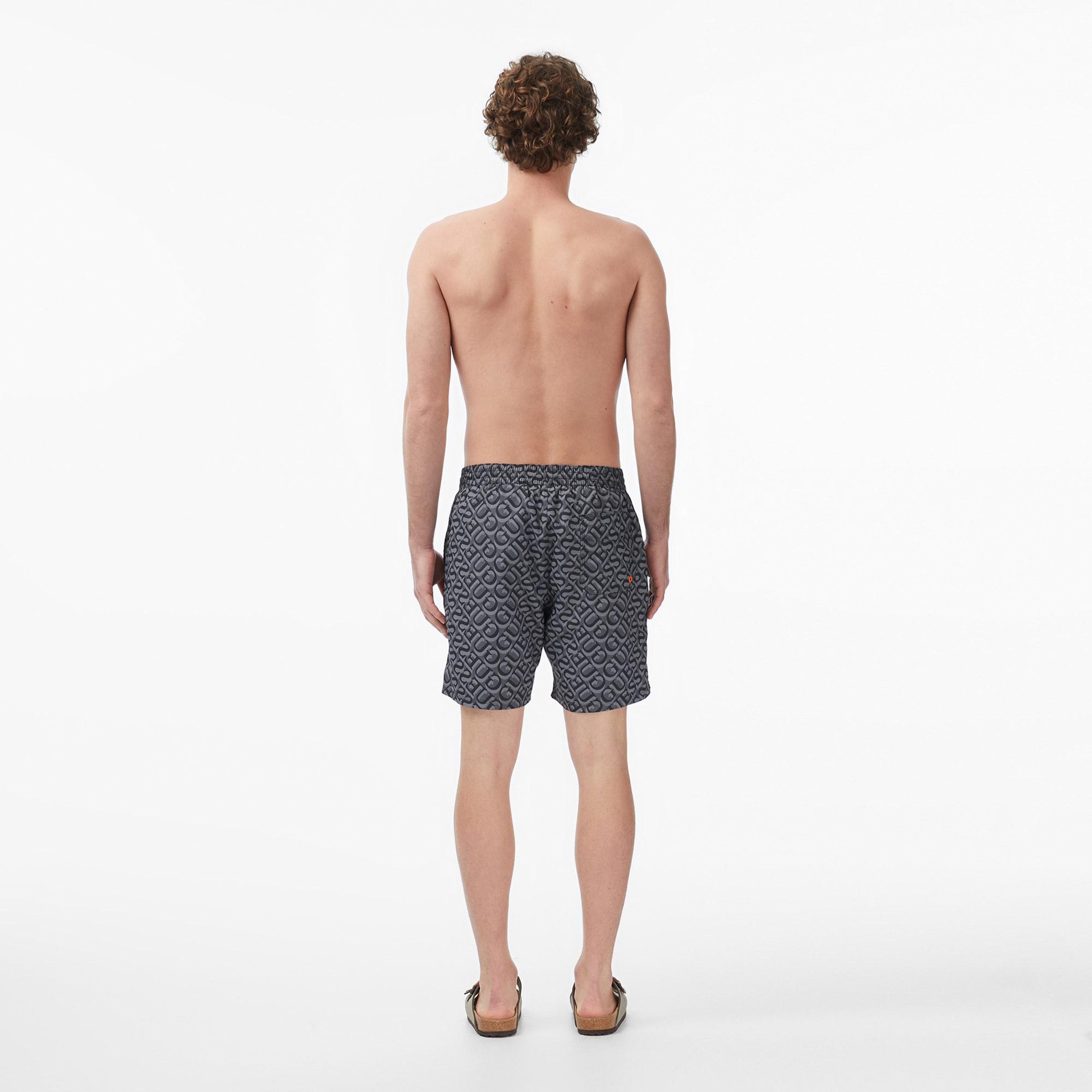 Guess Dull Erkek Siyah Deniz Şortu