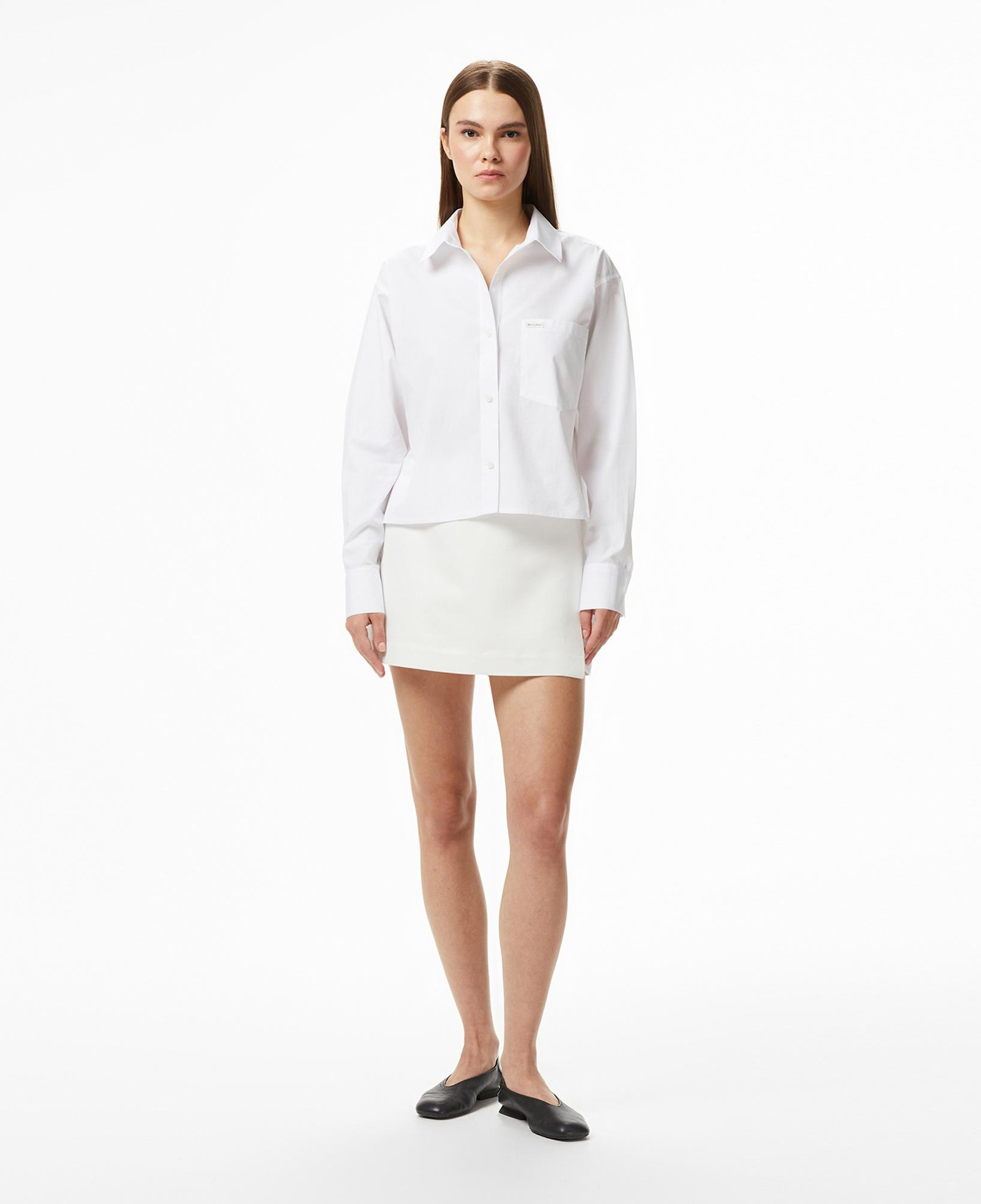 Guess Jeans Comfort Fit Kadın Beyaz Gömlek