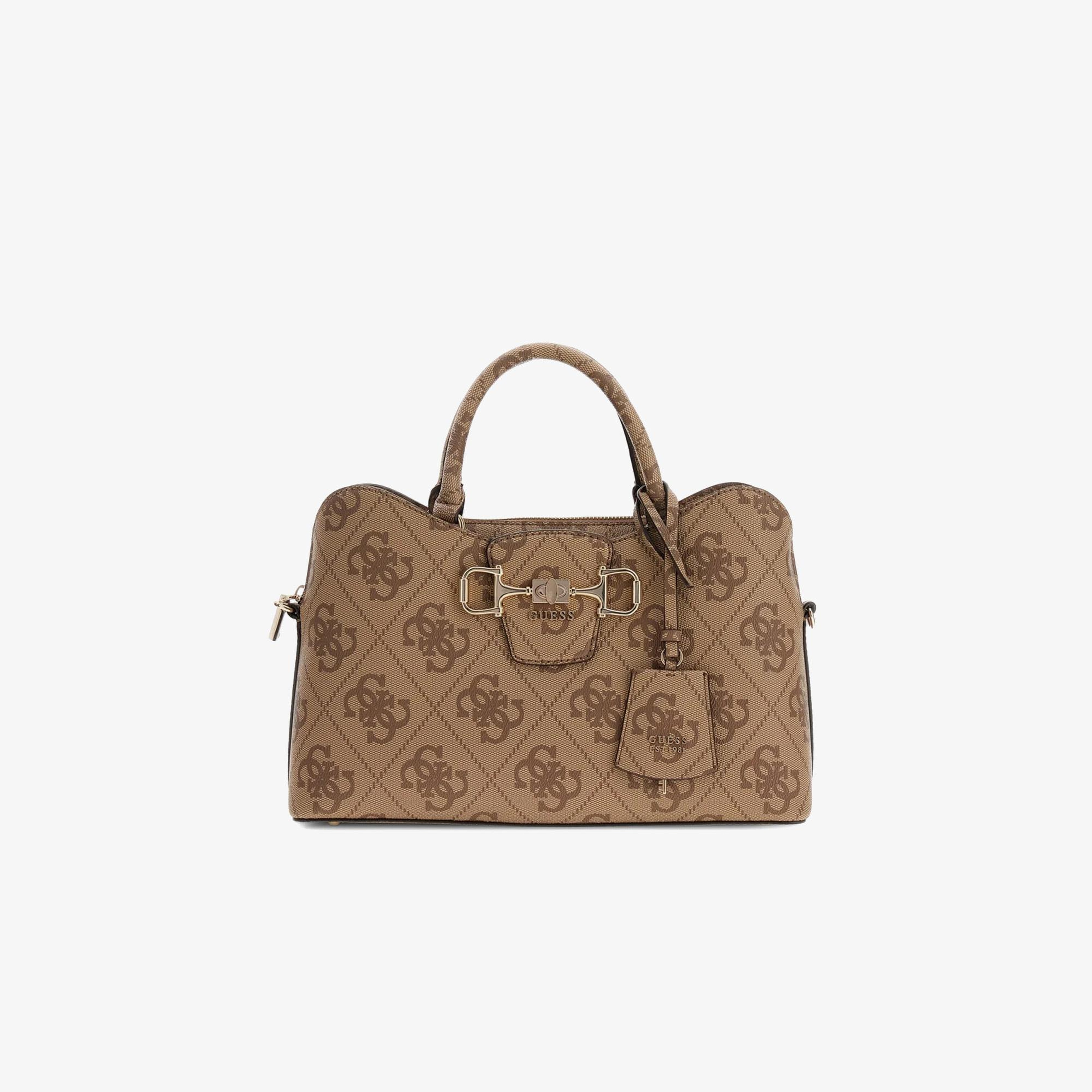 Guess Janie Logo Kadın Kahverengi El Çantası