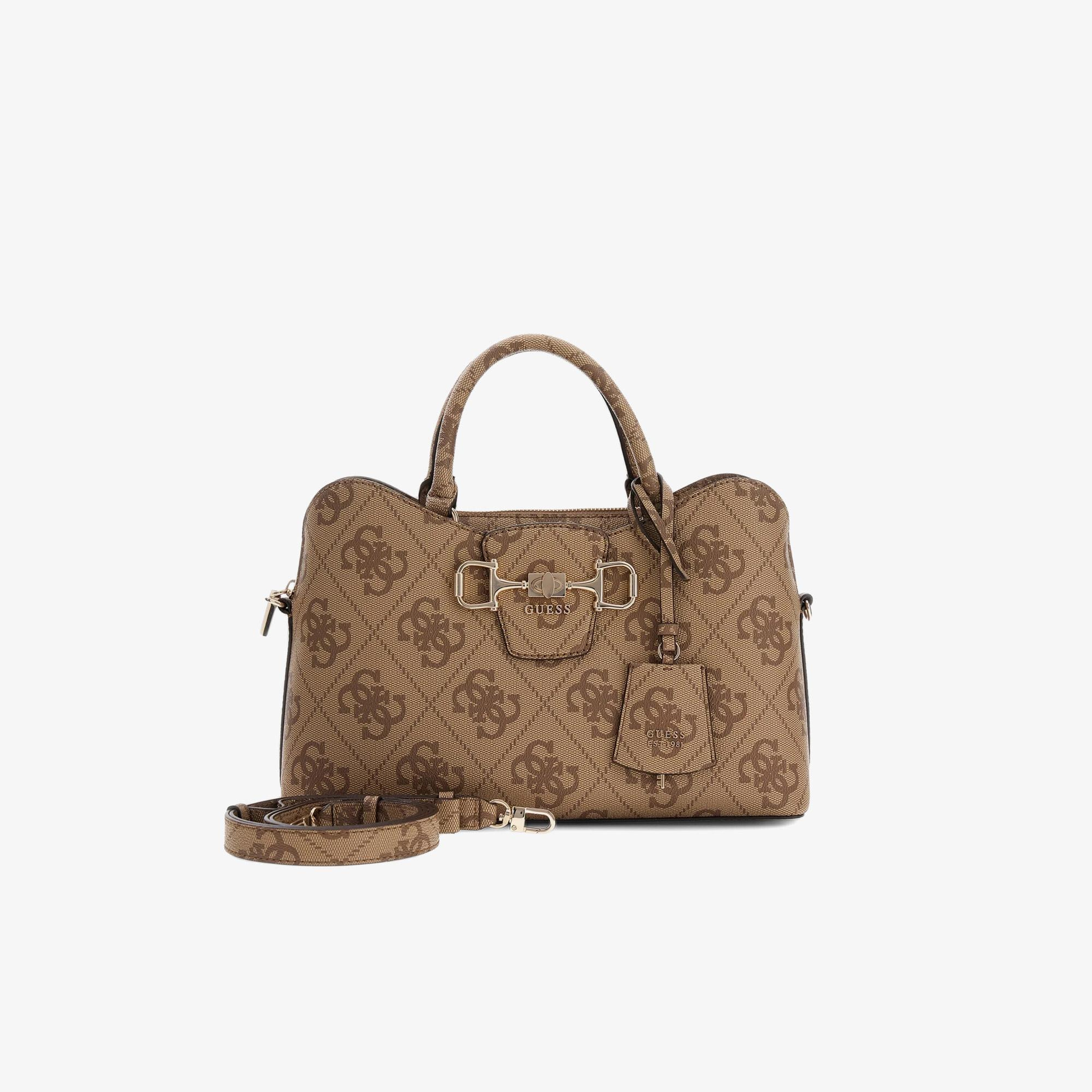 Guess Janie Logo Kadın Kahverengi El Çantası