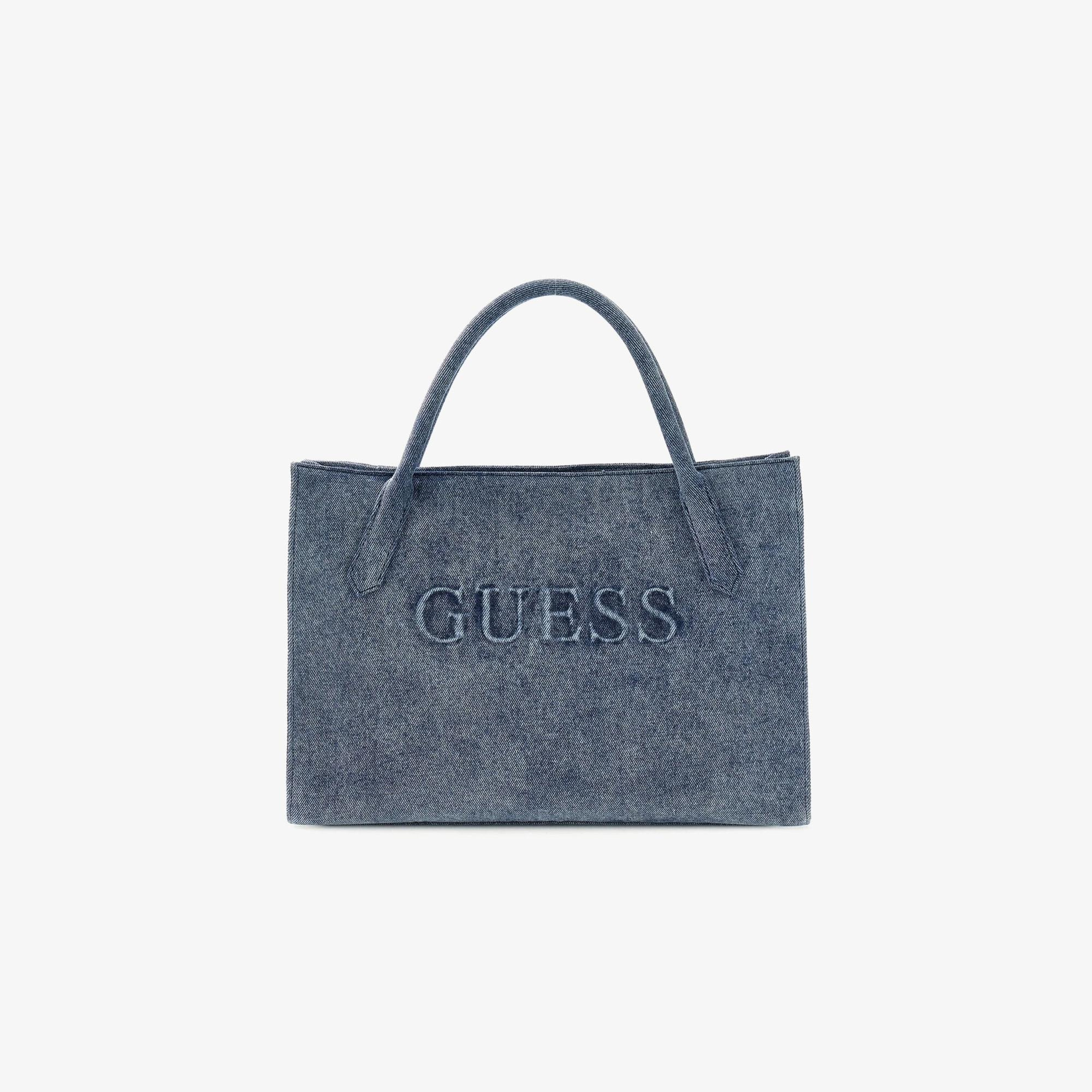 Guess Jodi Tote Kadın Mavi Omuz Çantası