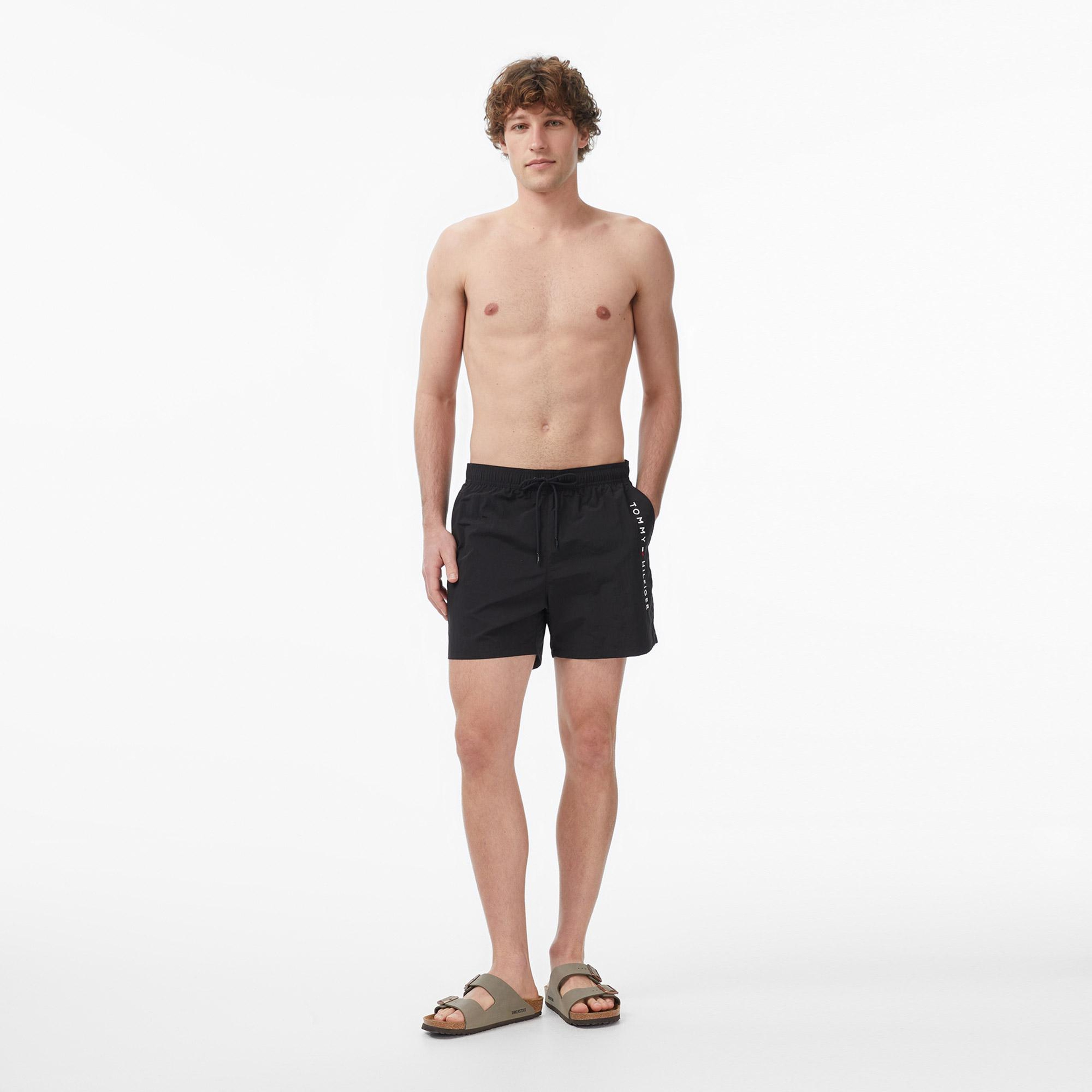 Tommy Hilfiger Original Erkek Siyah Deniz Şortu