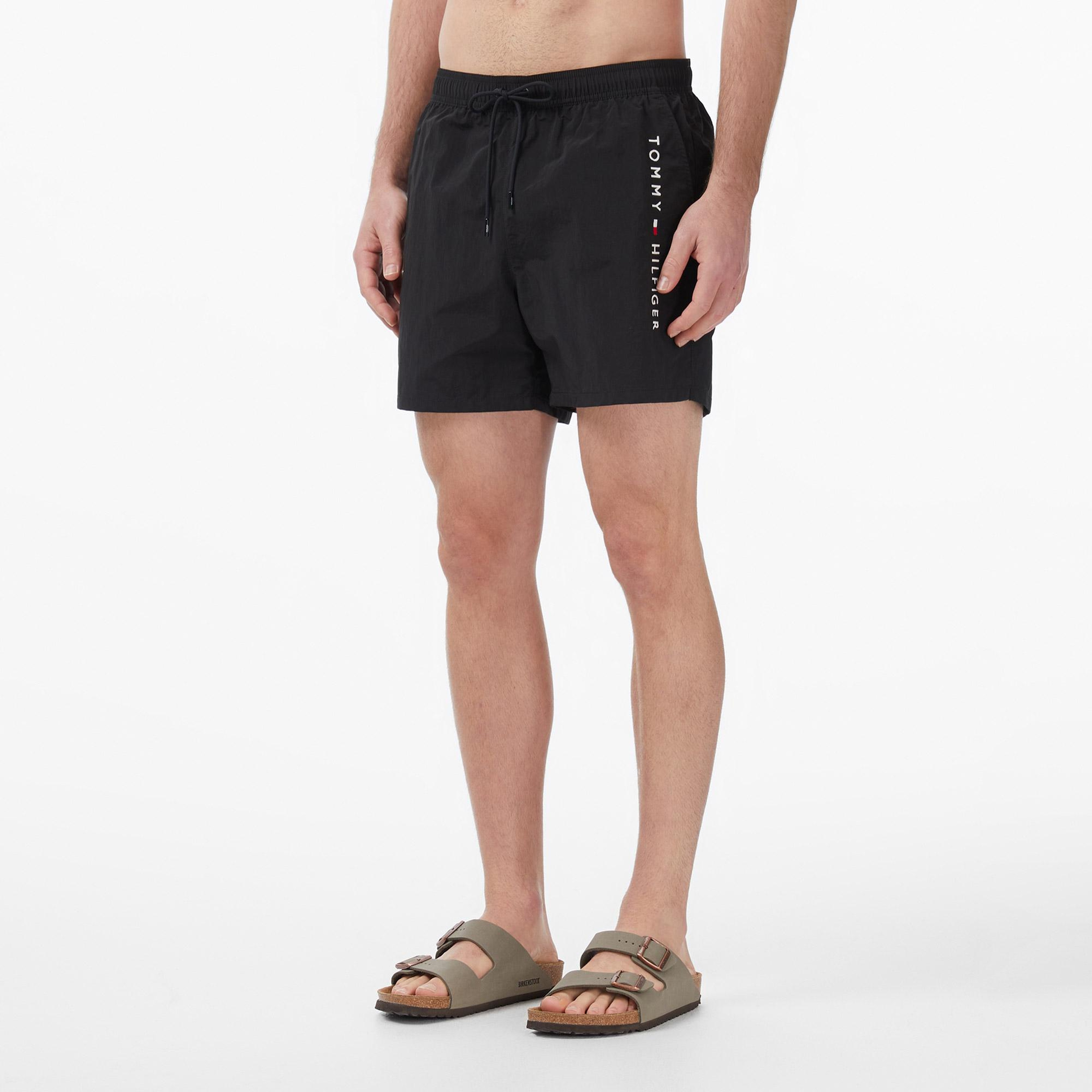 Tommy Hilfiger Original Erkek Siyah Deniz Şortu