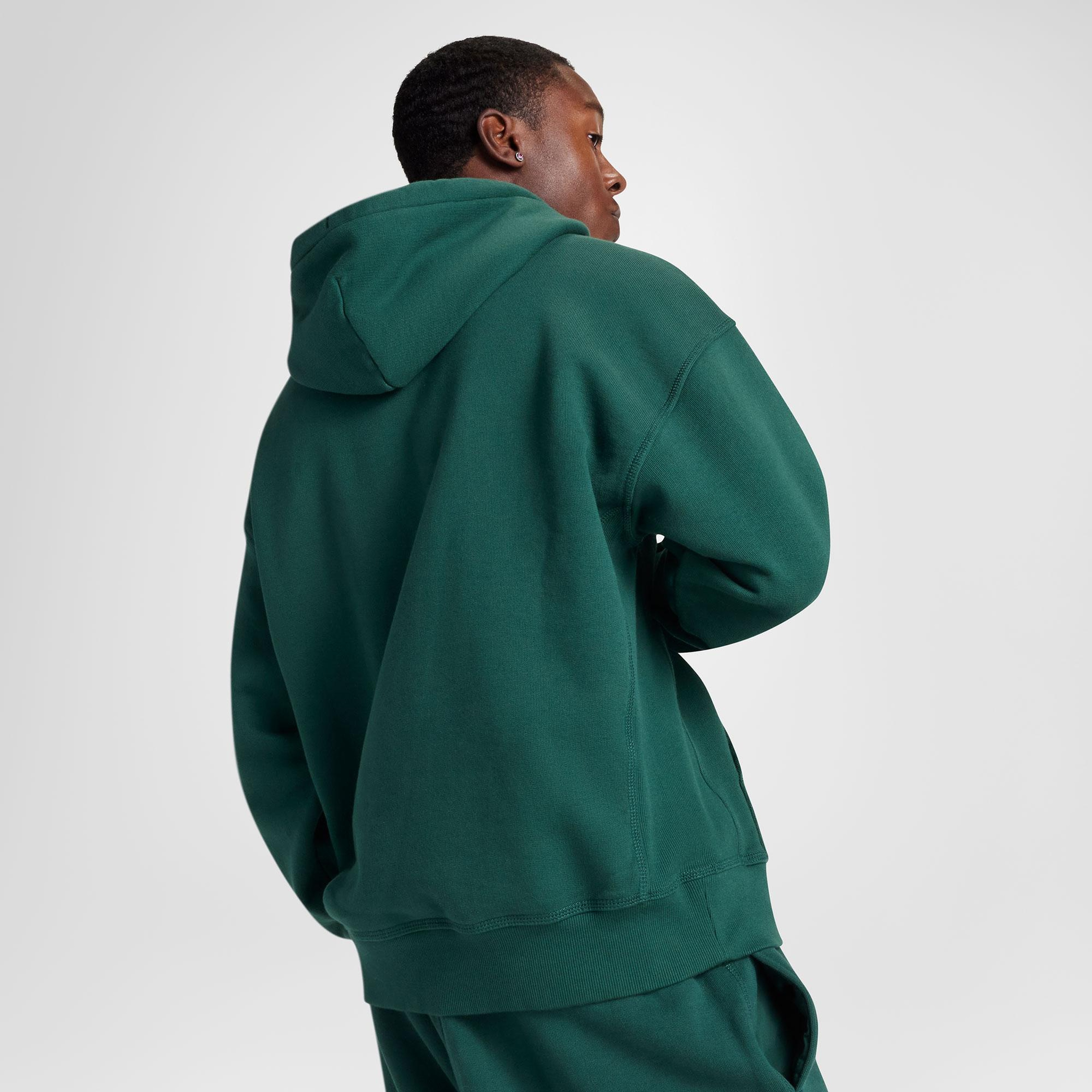 Converse Unisex Loose Fit Yeşil Hoodie