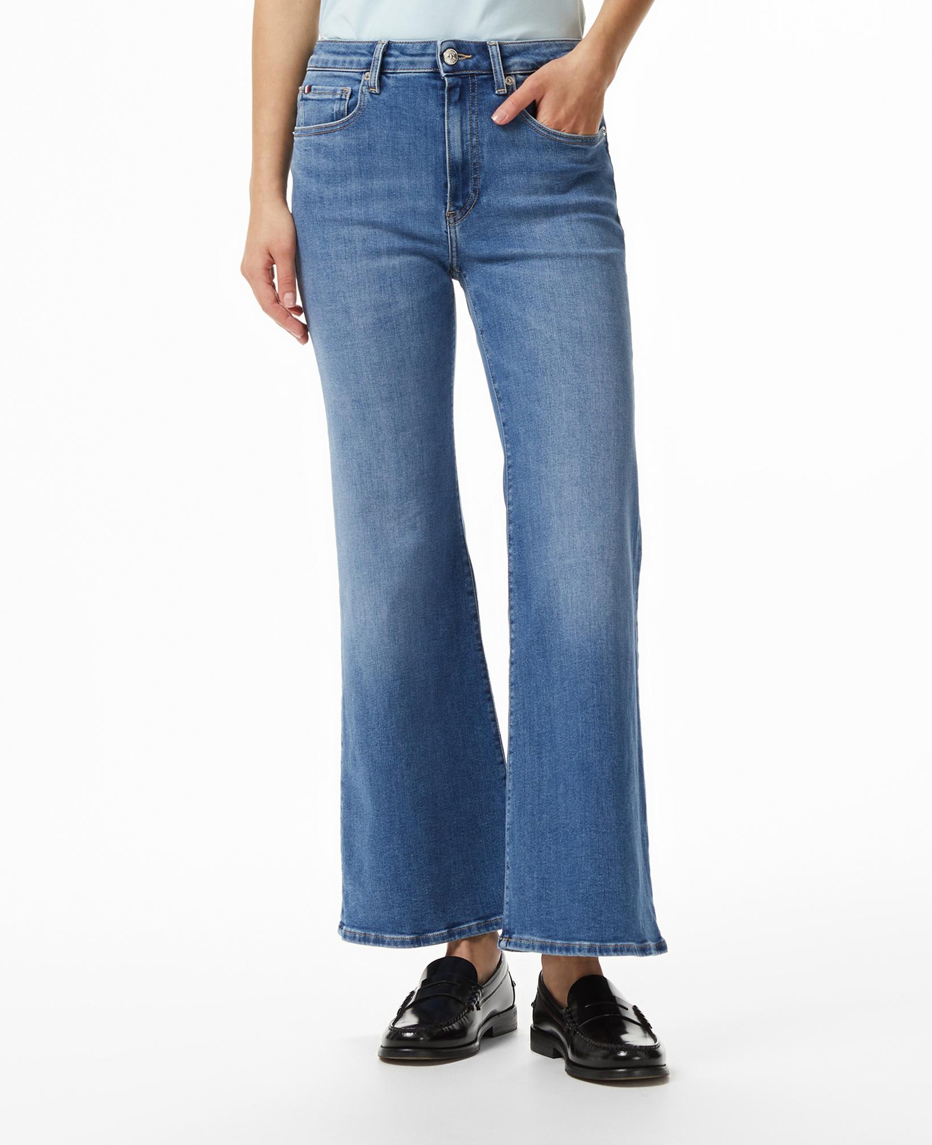 Tommy Hilfiger Mid Blue Essentials Kadın Mavi Jean