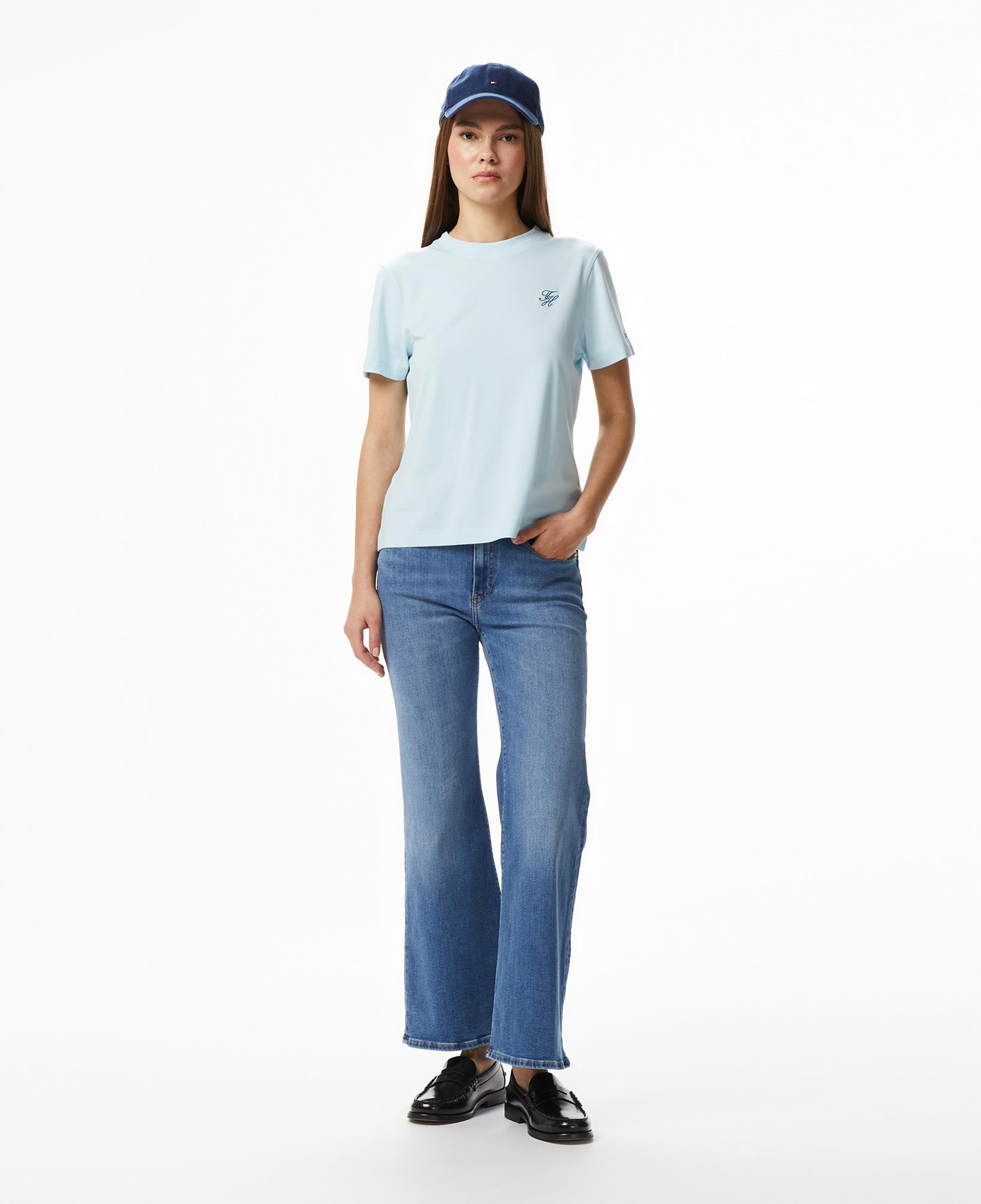 Tommy Hilfiger Mid Blue Essentials Kadın Mavi Jean