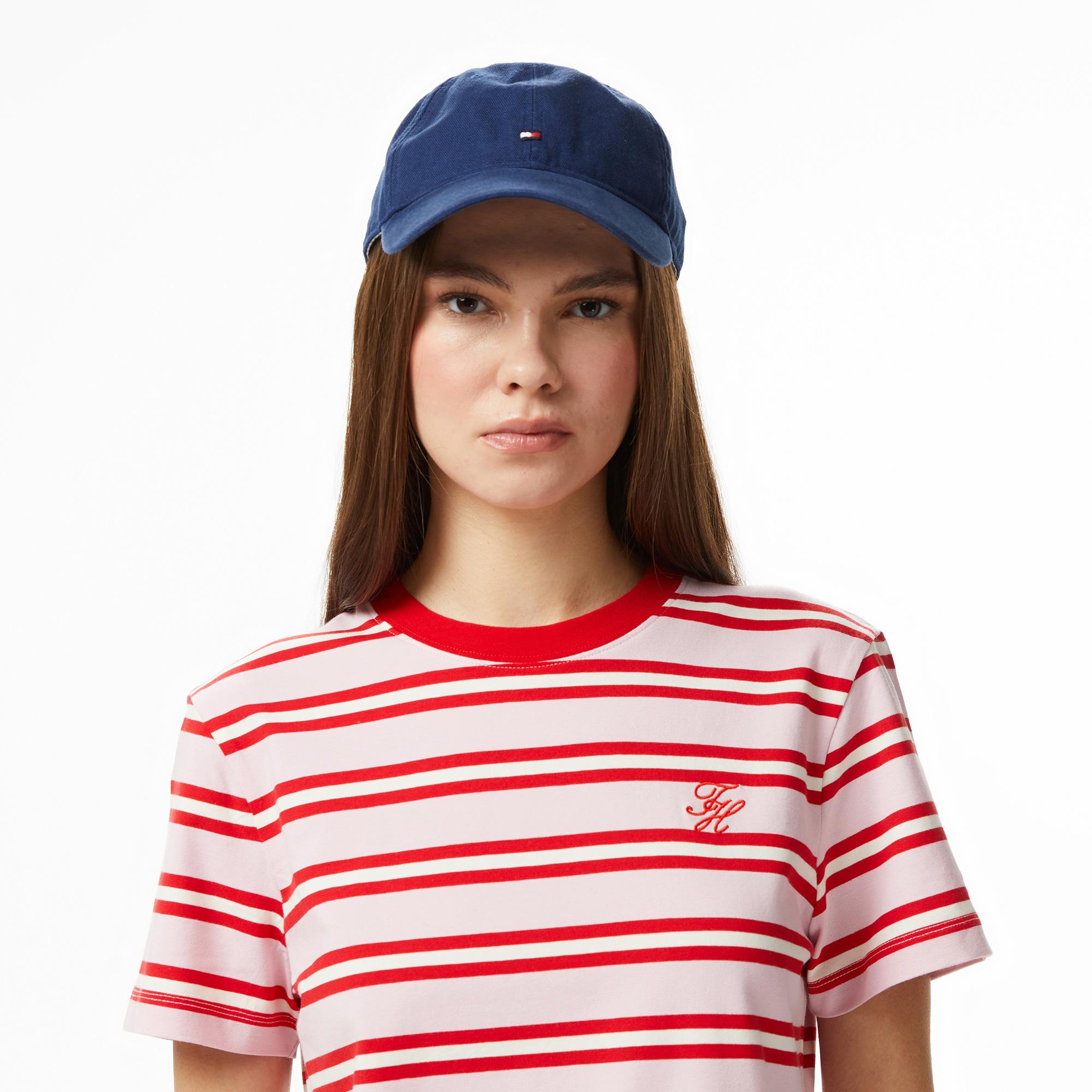 Tommy Hilfiger Script Kadın Pembe T-Shirt
