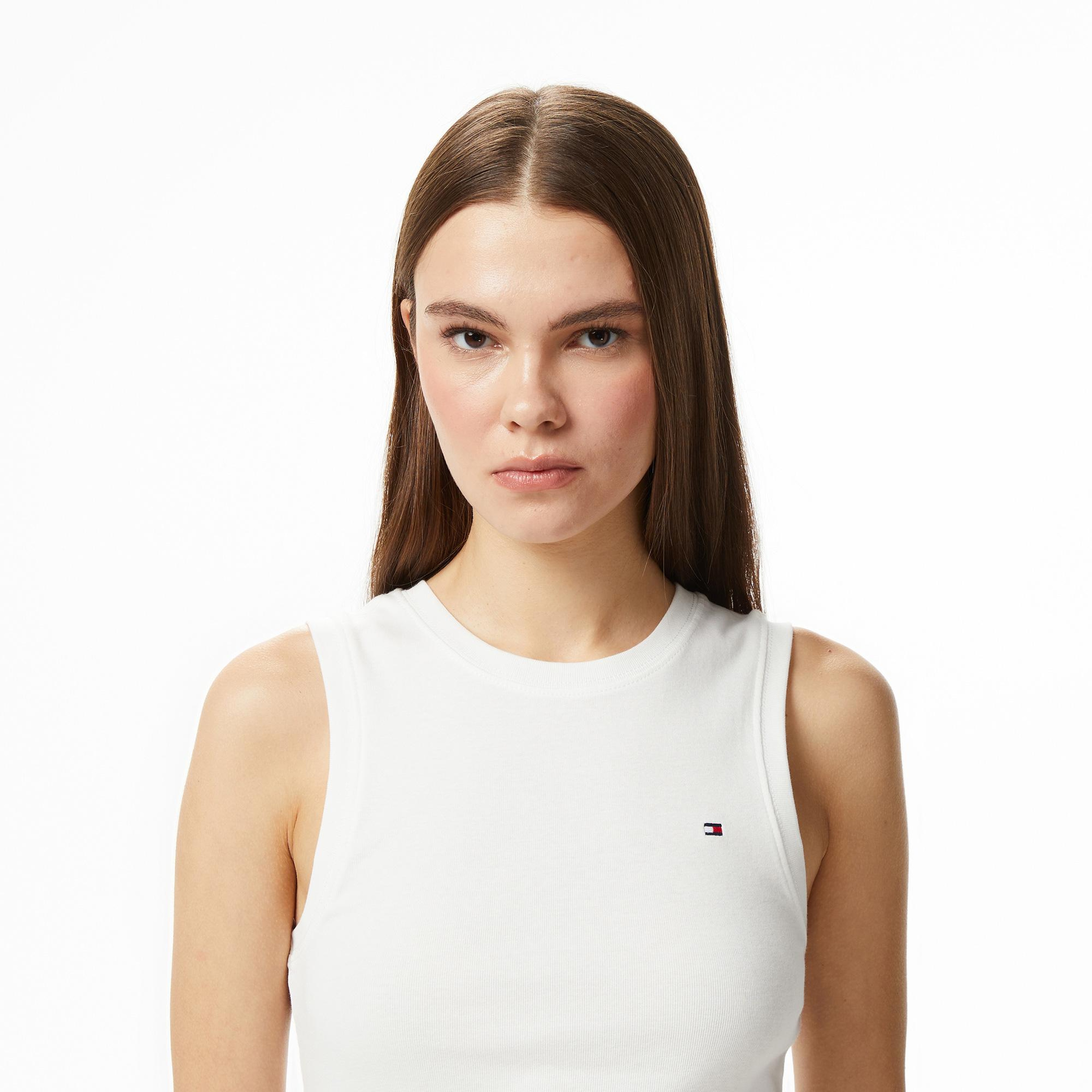 Tommy Hilfiger Modern Cody Kadın Beyaz T-Shirt