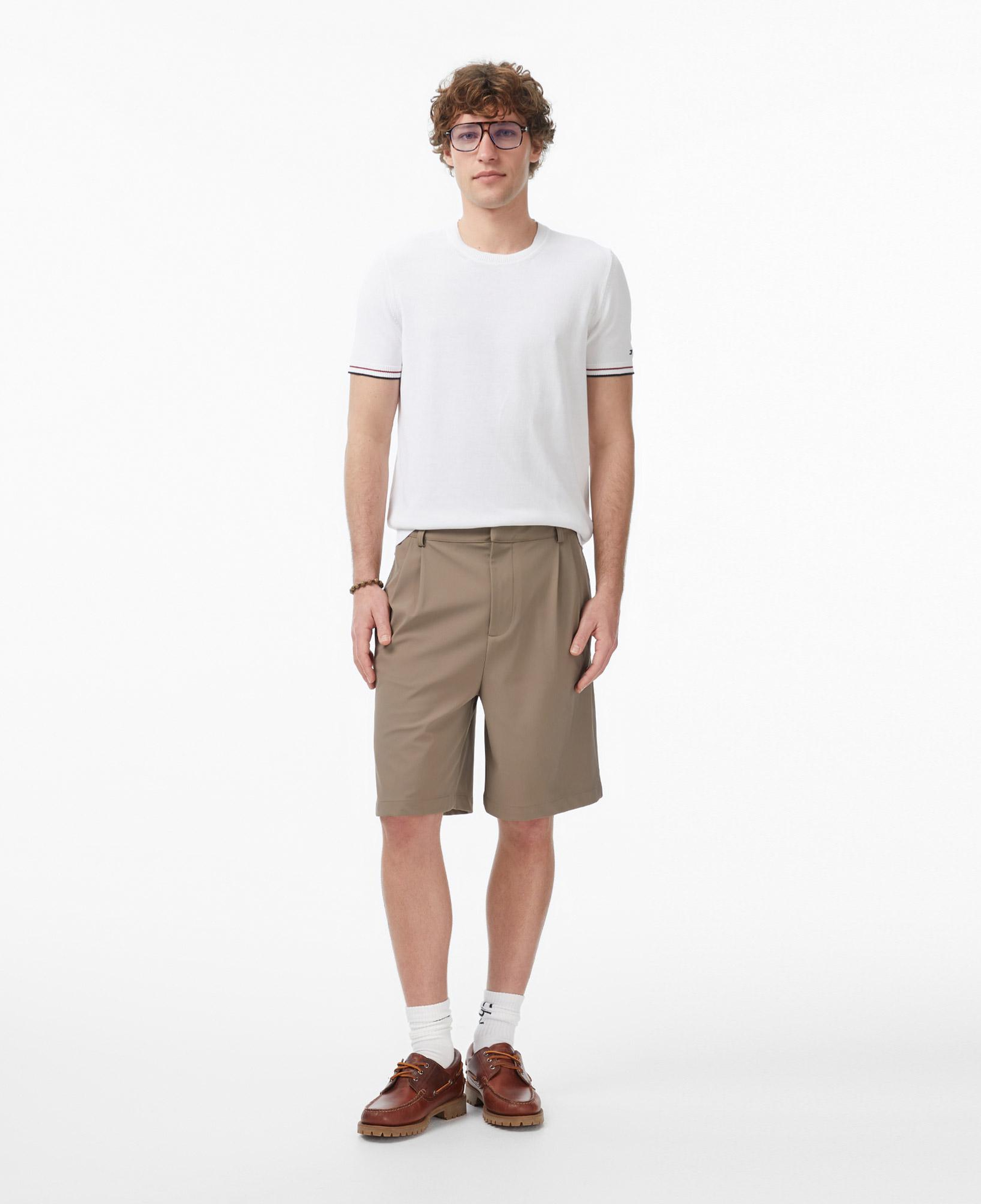 Tommy Hilfiger Dressed Casual Erkek Beyaz T-Shirt