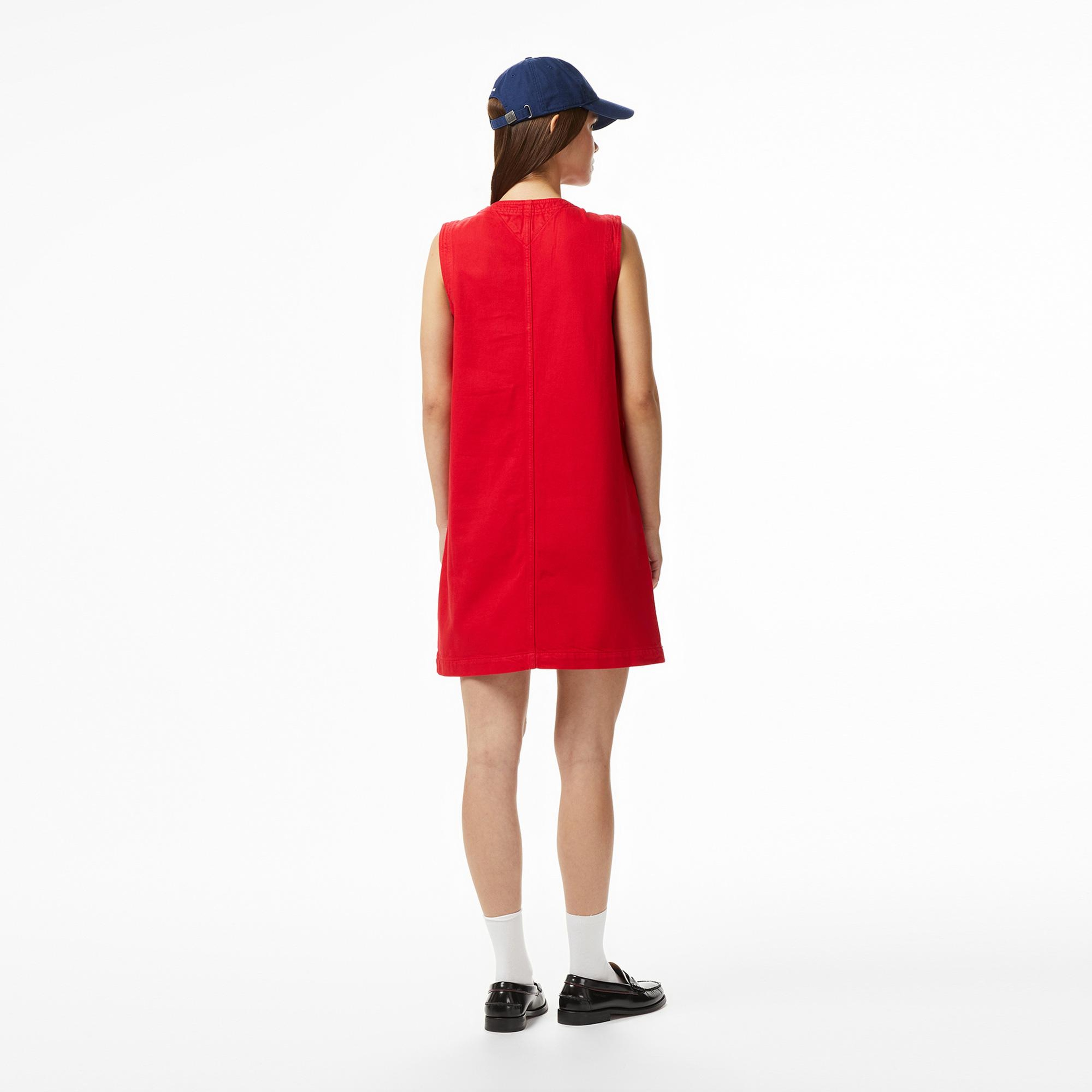 Tommy Hilfiger Kadın Turuncu Elbise