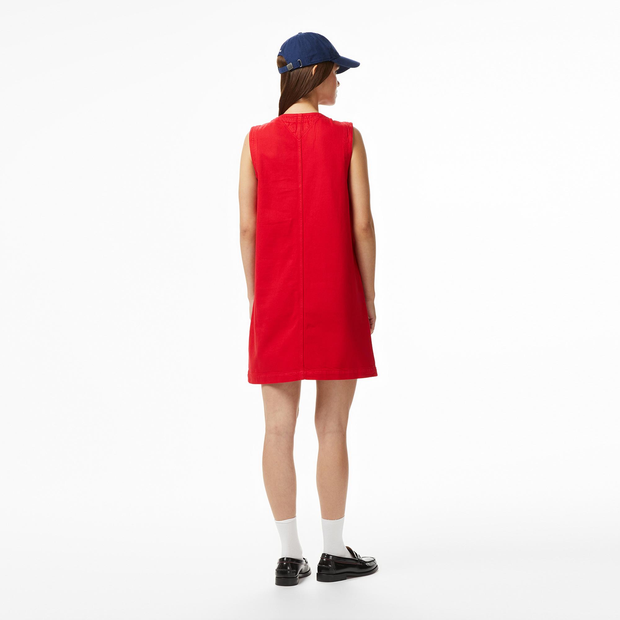 Tommy Hilfiger Kadın Turuncu Elbise