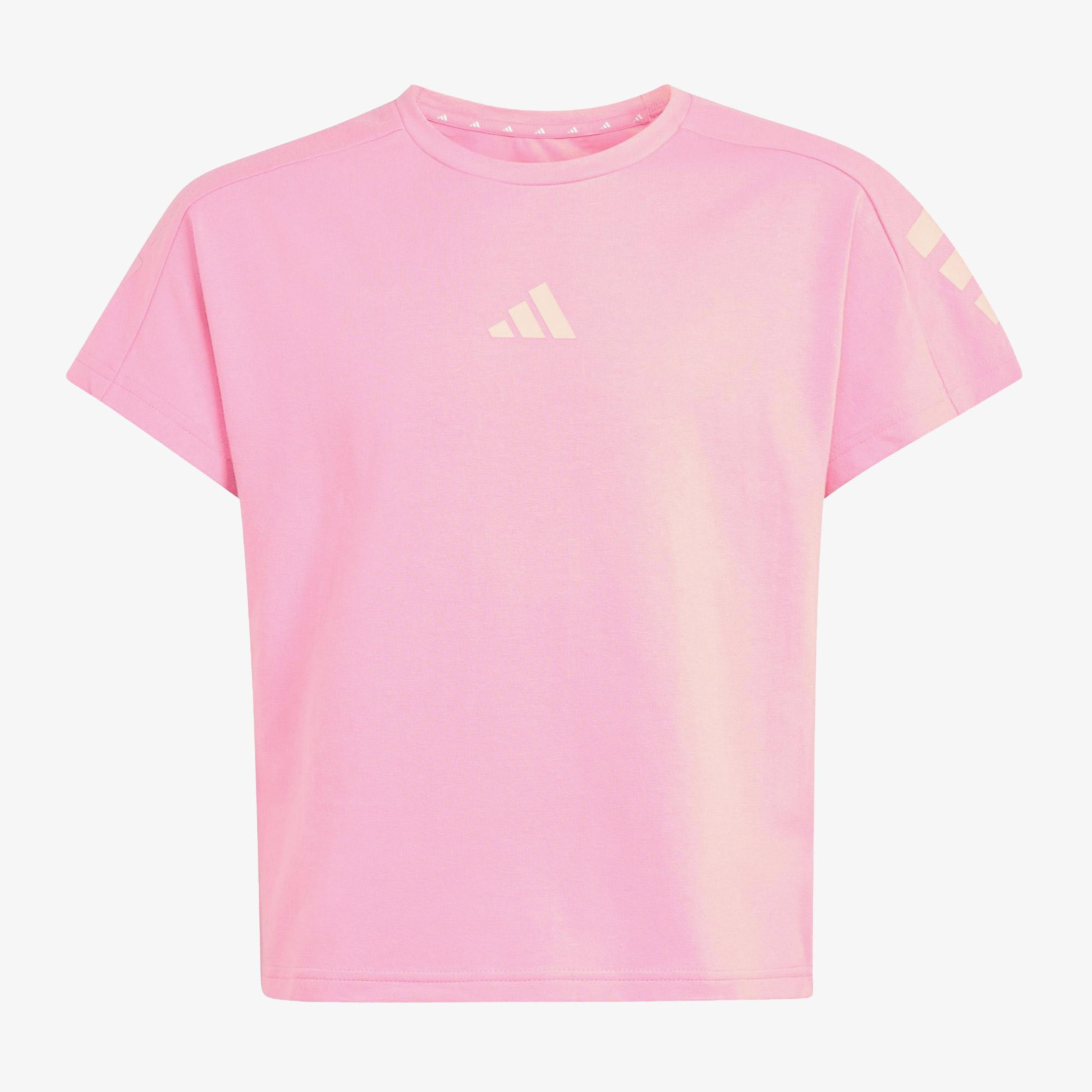 adidas Future Icons 3-Stripes Çocuk Pembe T-Shirt