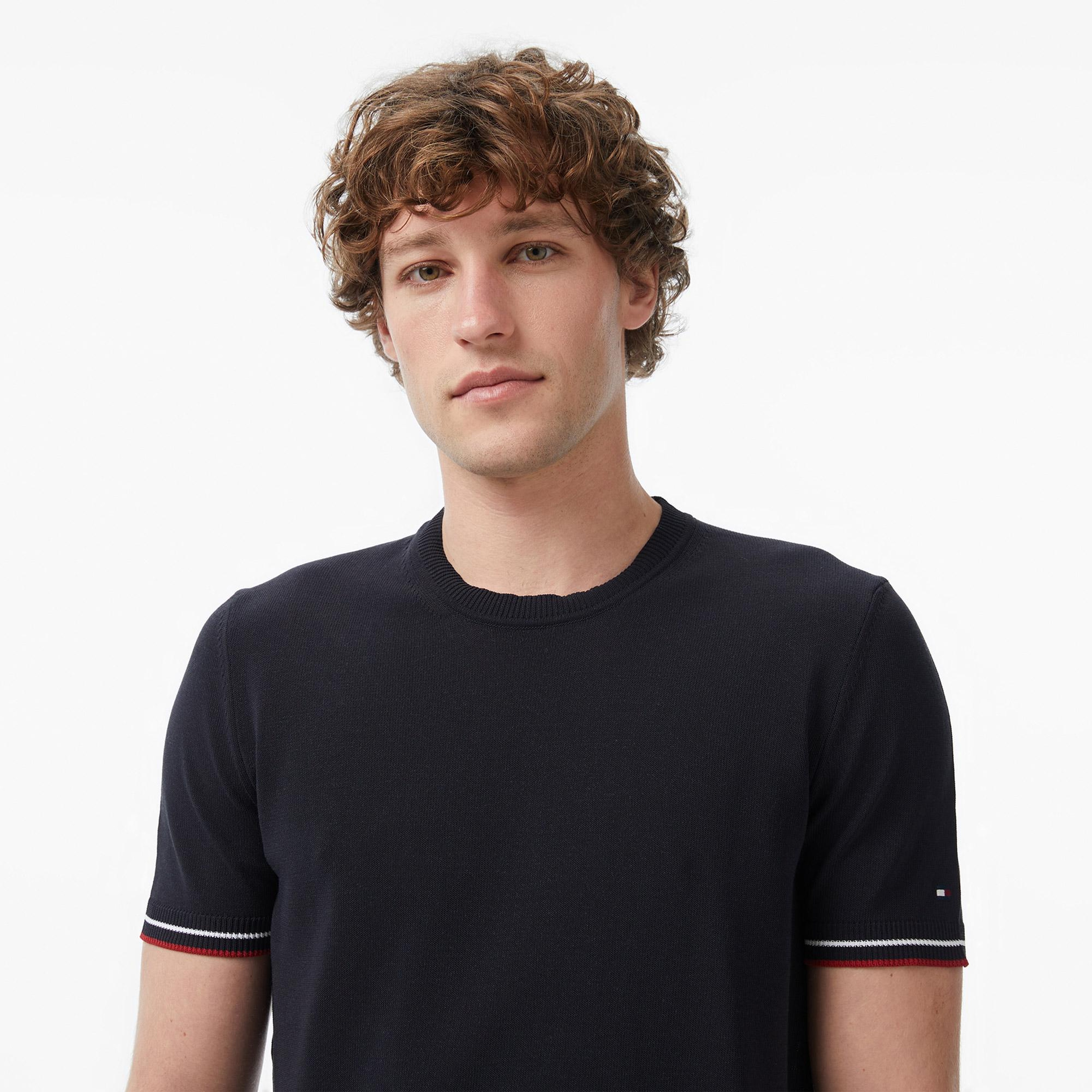 Tommy Hilfiger Dressed Casual Erkek Siyah T-Shirt