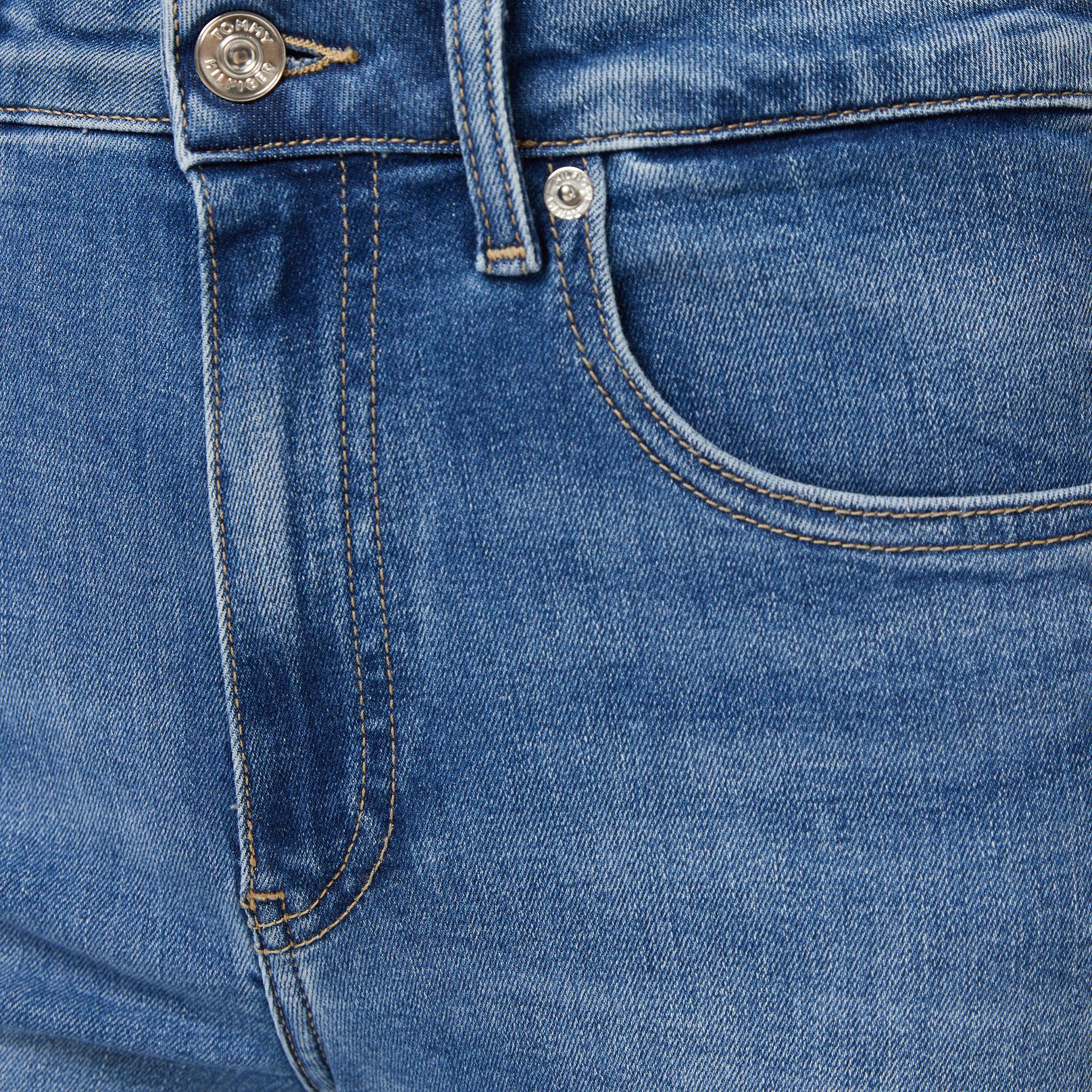 Tommy Hilfiger Mid Blue Essentials Kadın Mavi Jean