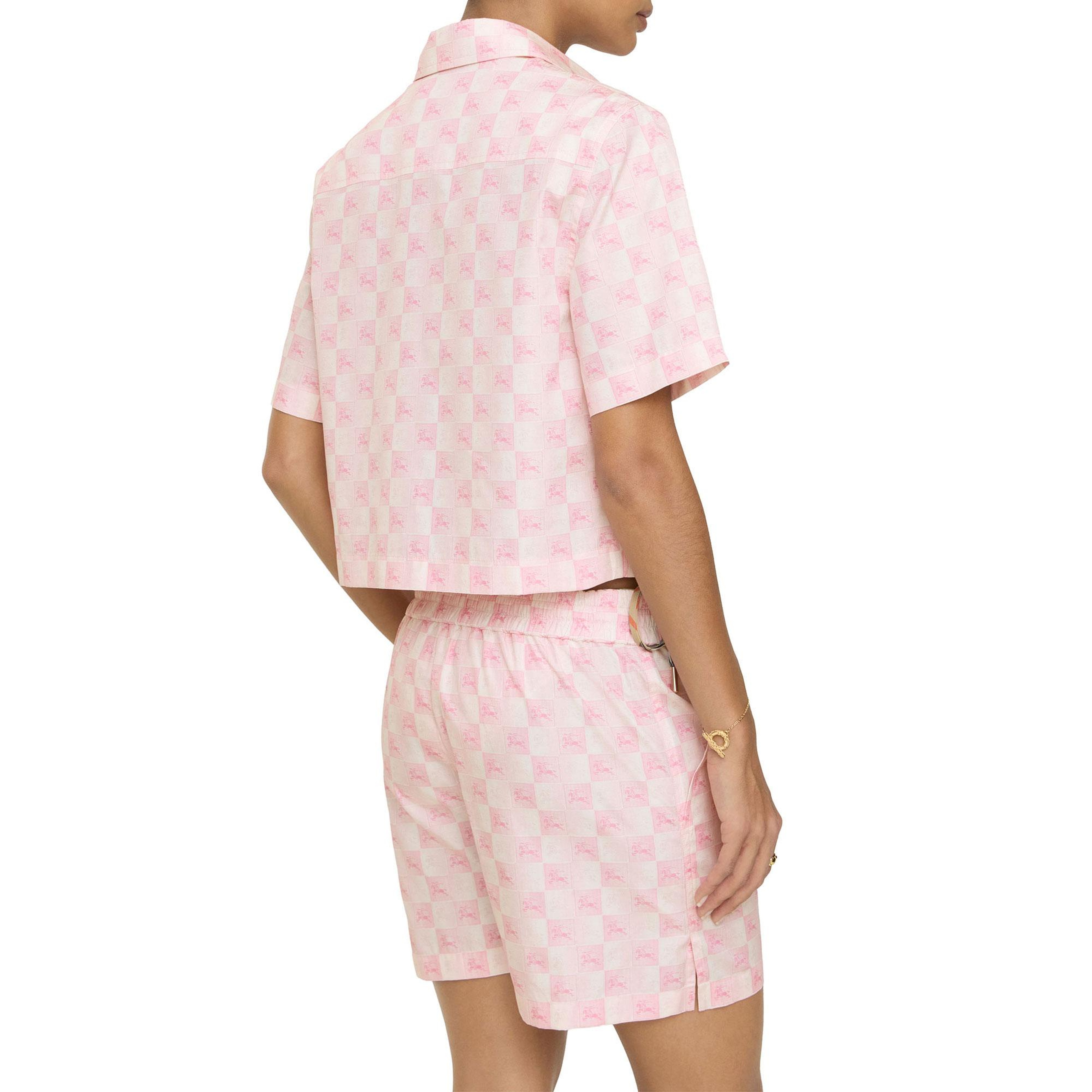 Burberry Kadın Pembe Gömlek